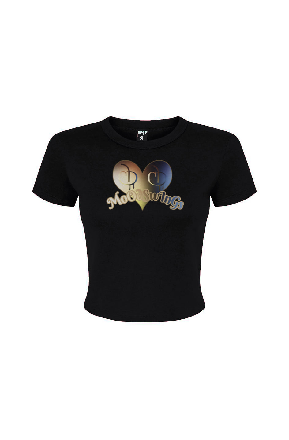 "Moodswings" Women's Micro Rib Baby Tee