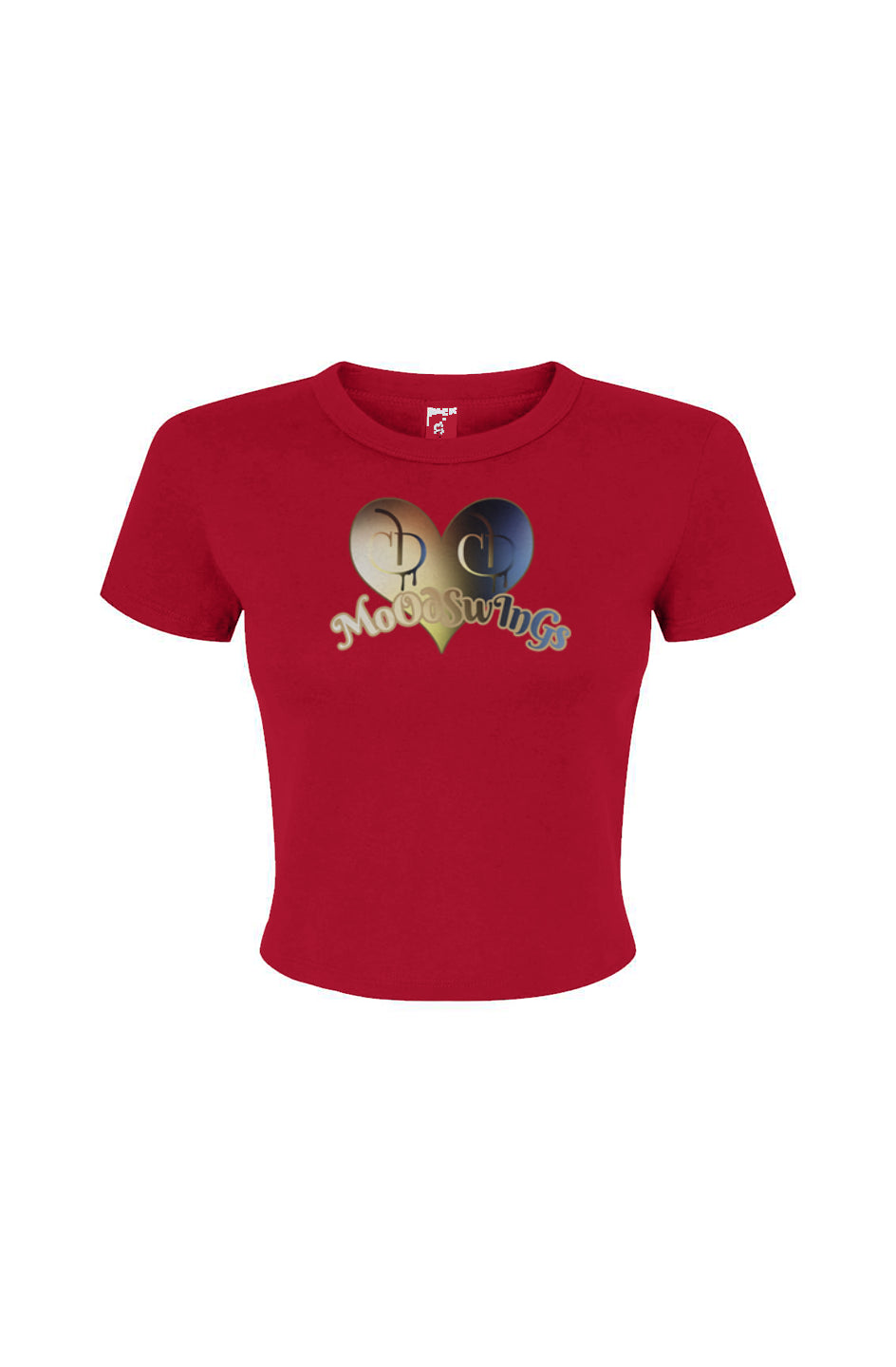 "Moodswings" Women's Micro Rib Baby Tee