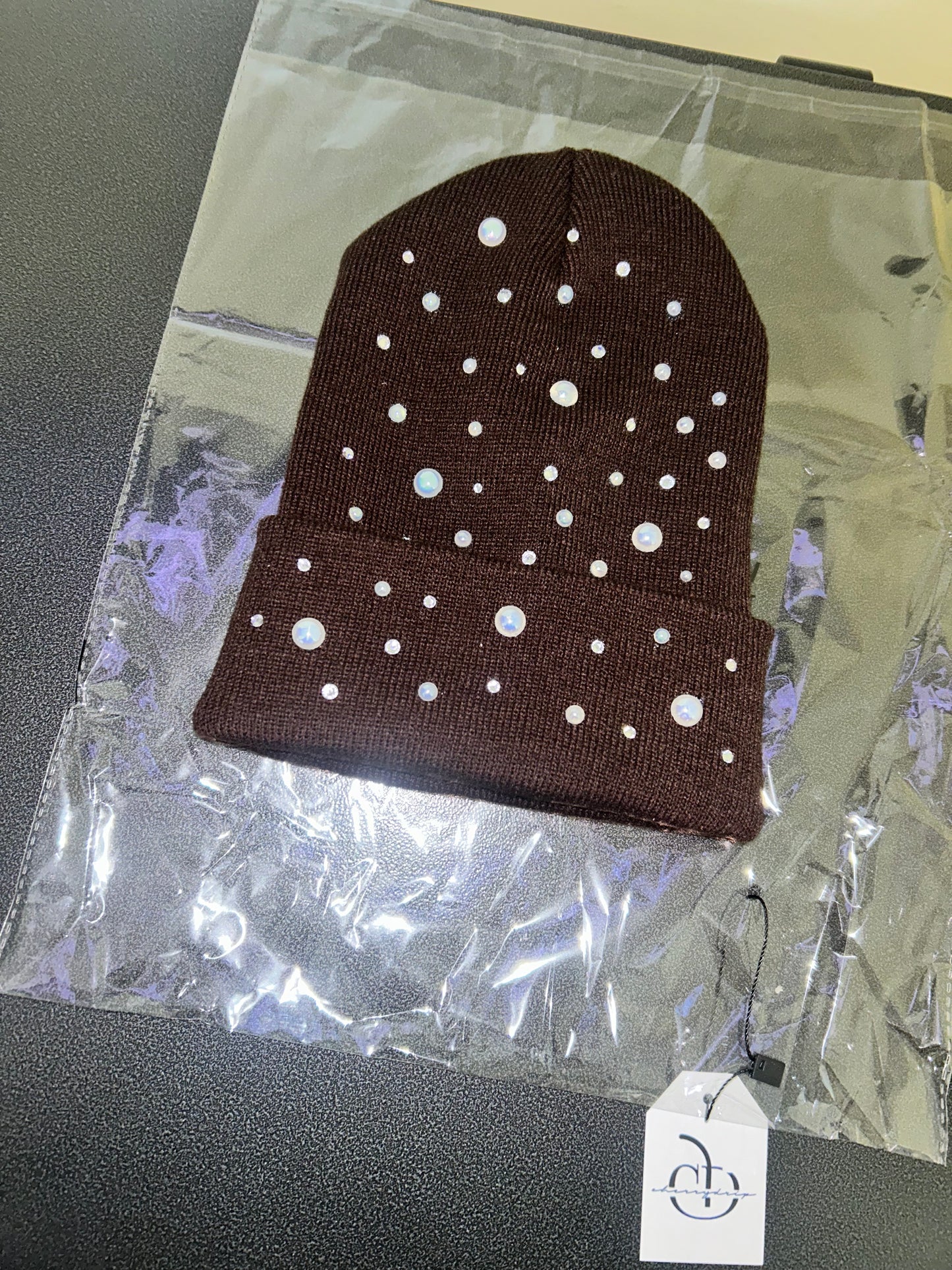 “Cocoa Pearl” Beanie