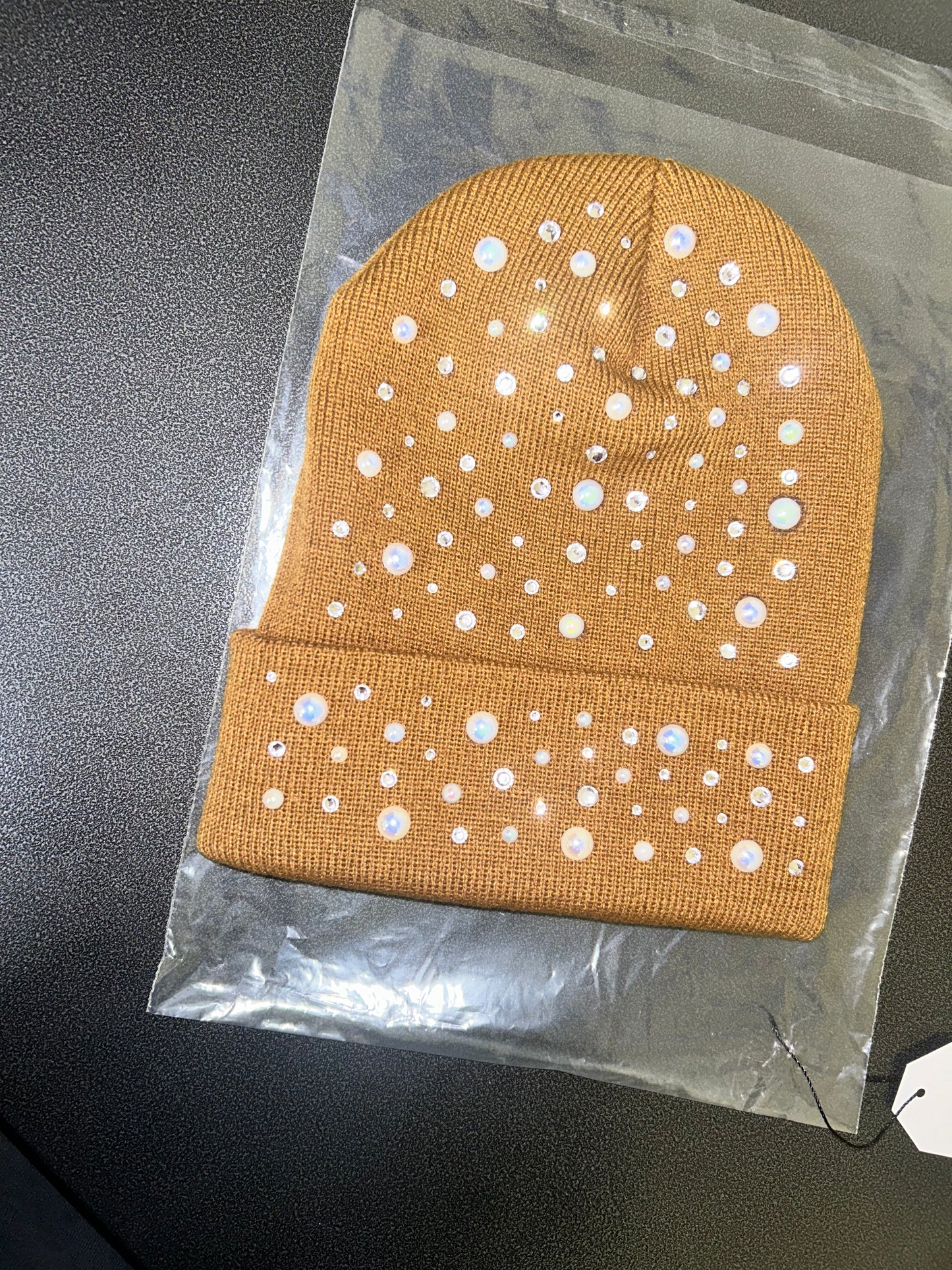 “Champagne Pearl” Beanie