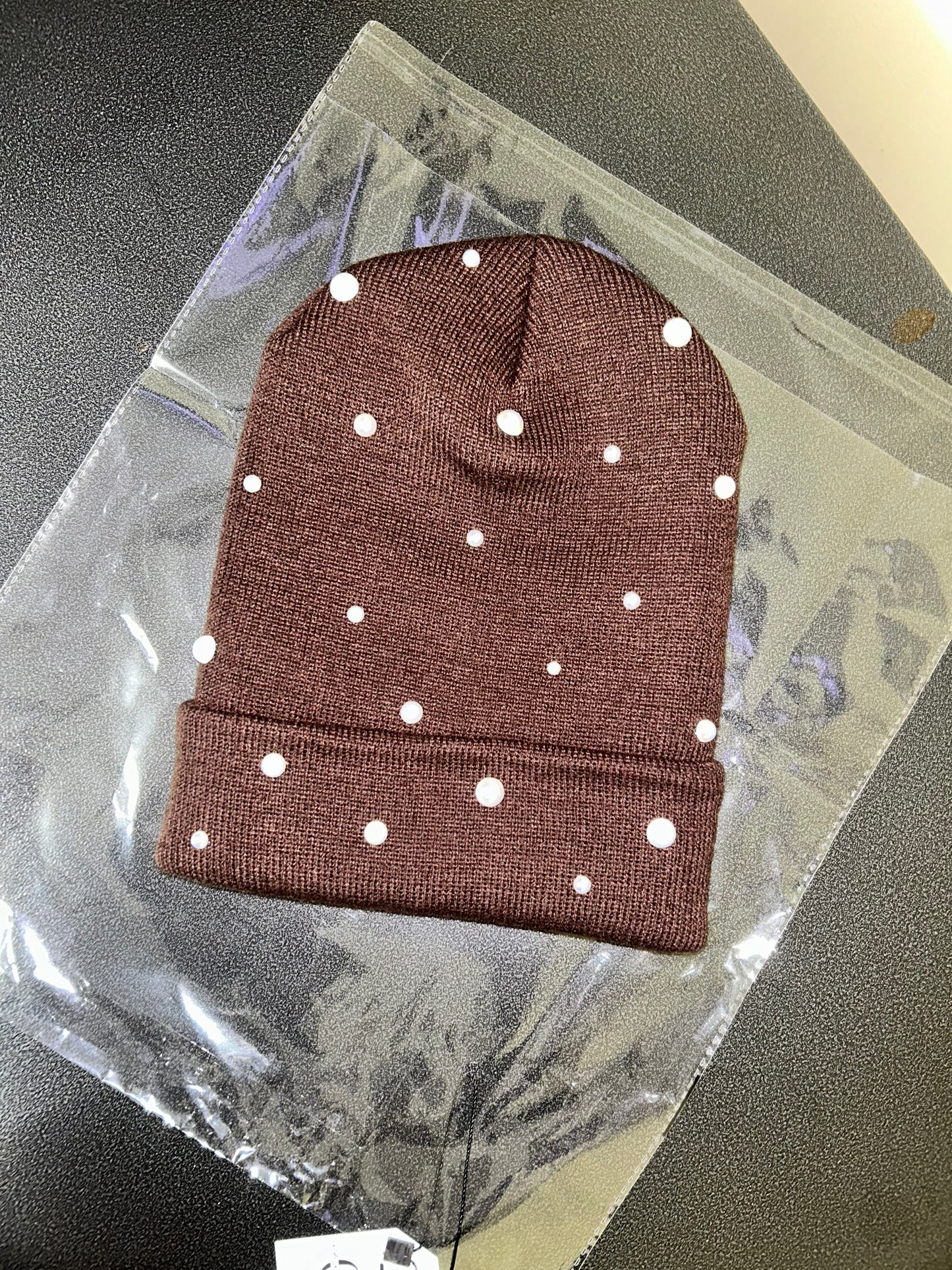 “Mocha Pearl” Beanie