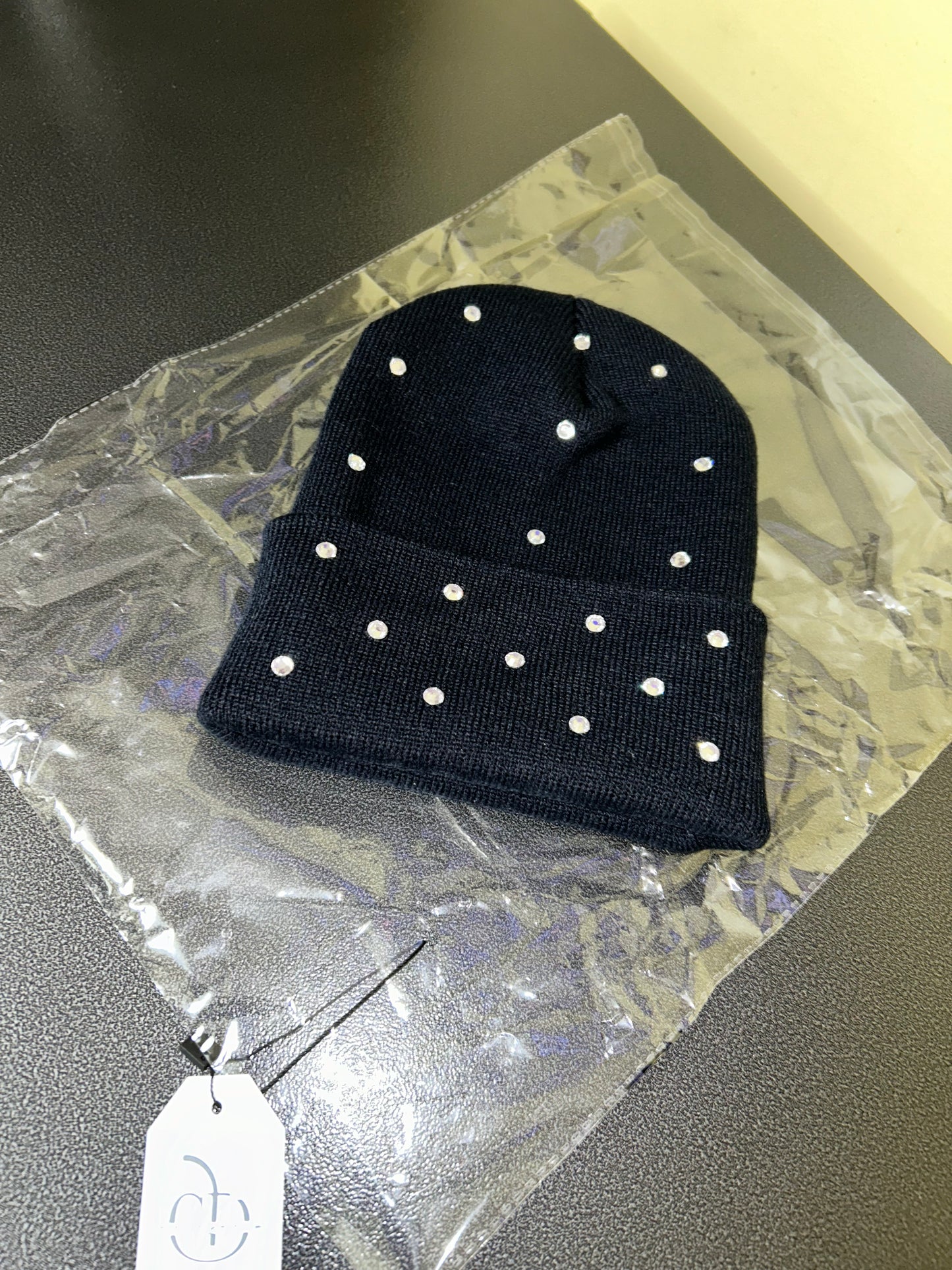 “Starlit Noir” Beanie