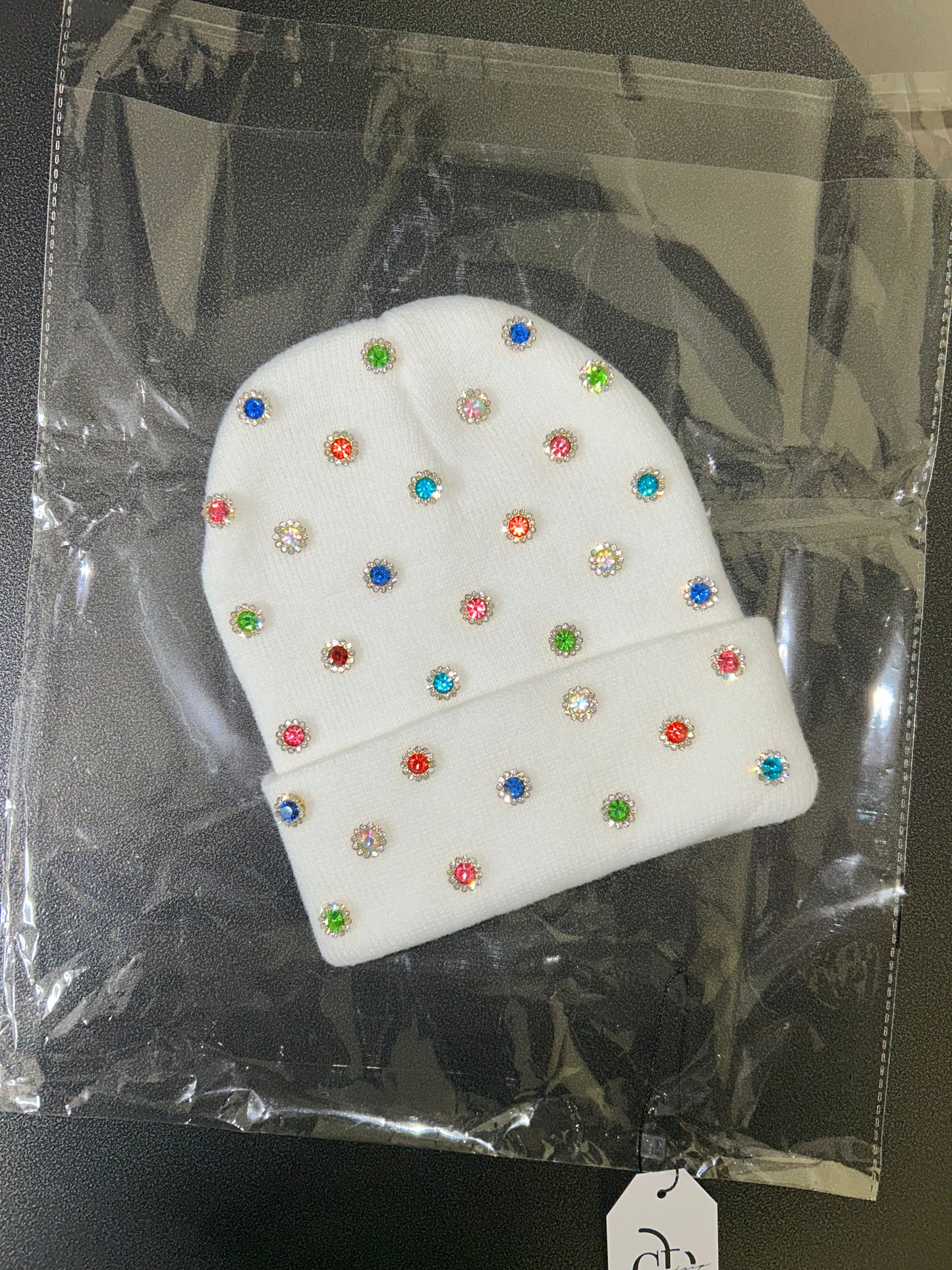 “Candy Snow Storm” Beanie