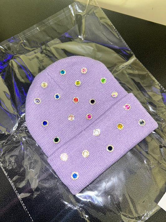 “Cosmic Candy (Grape Orbit)” Beanie