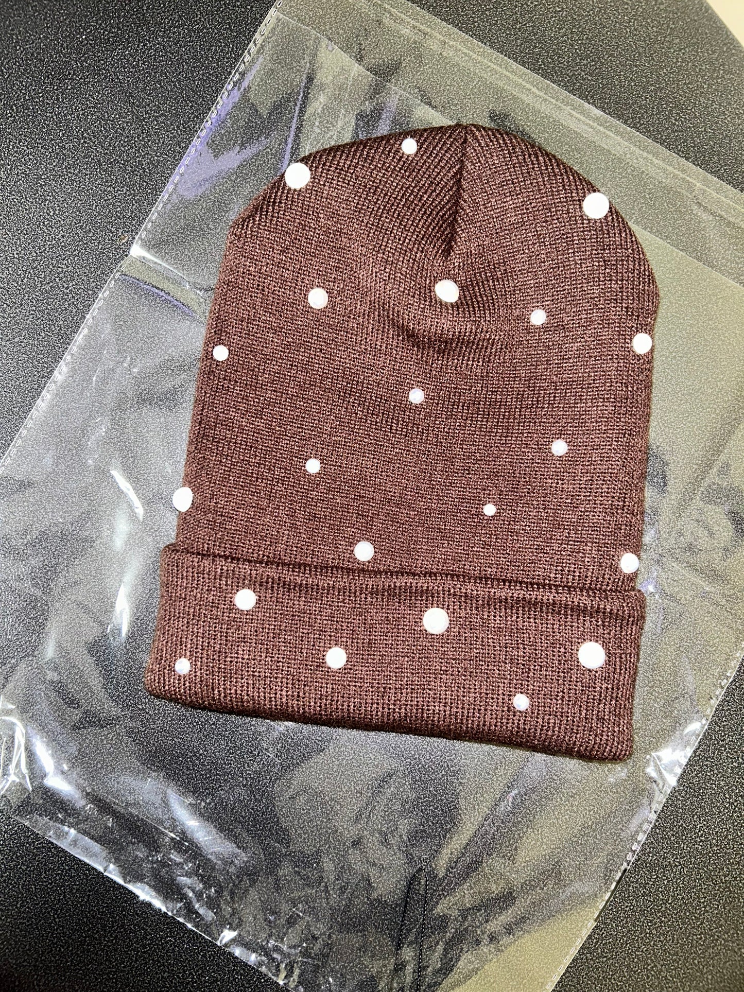 “Mocha Pearl” Beanie
