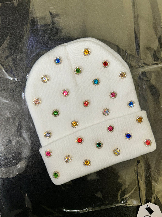 “Snow Candy Storm” Beanie