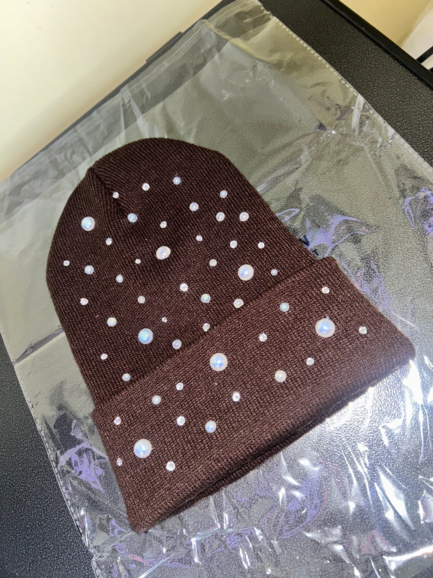 “Cocoa Pearl” Beanie