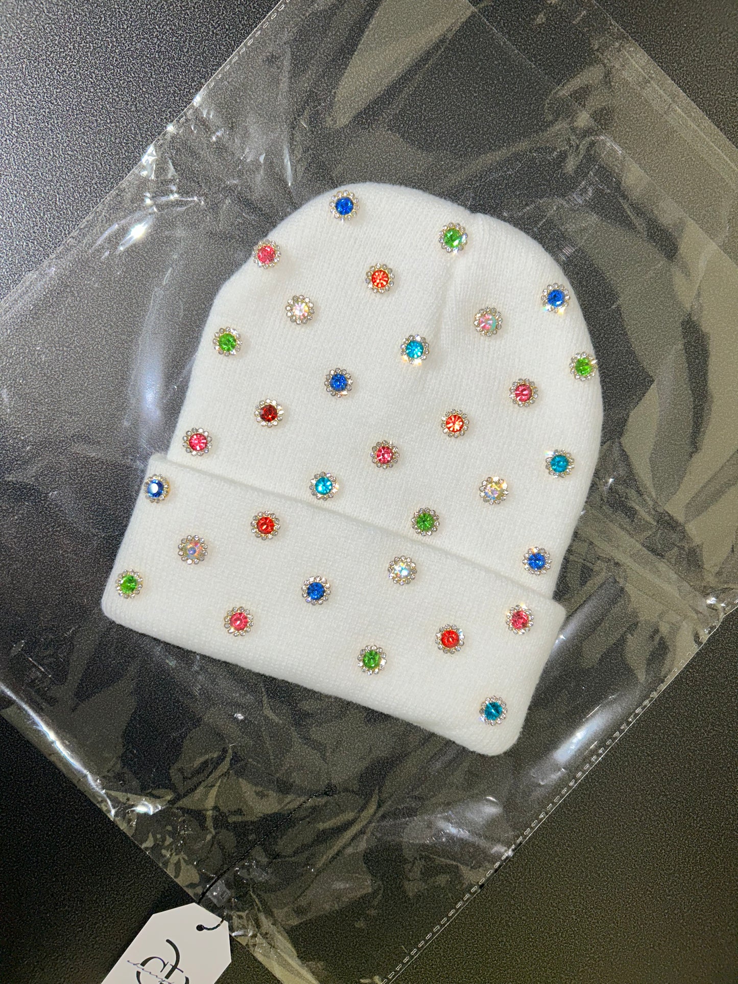 “Candy Snow Storm” Beanie