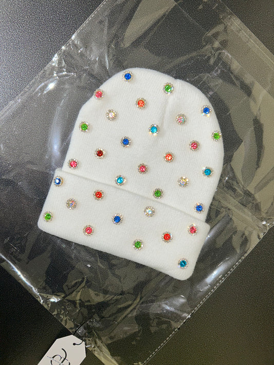 “Candy Snow Storm” Beanie