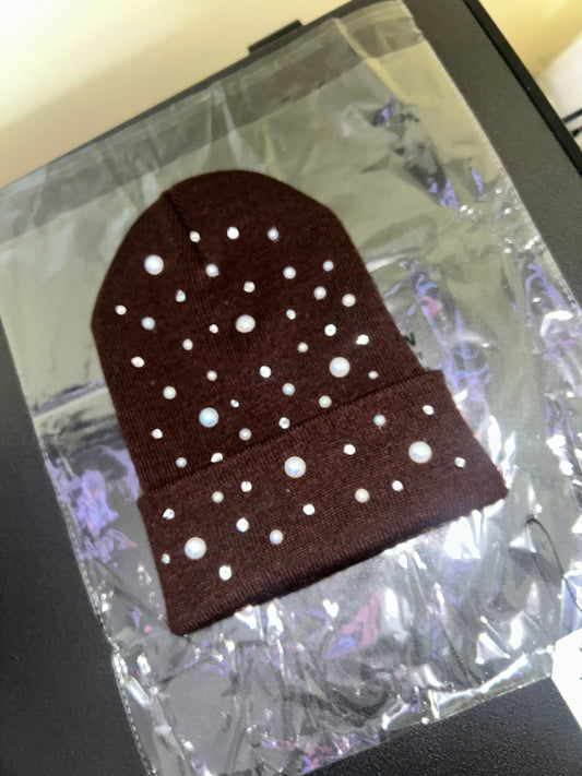 “Cocoa Pearl” Beanie