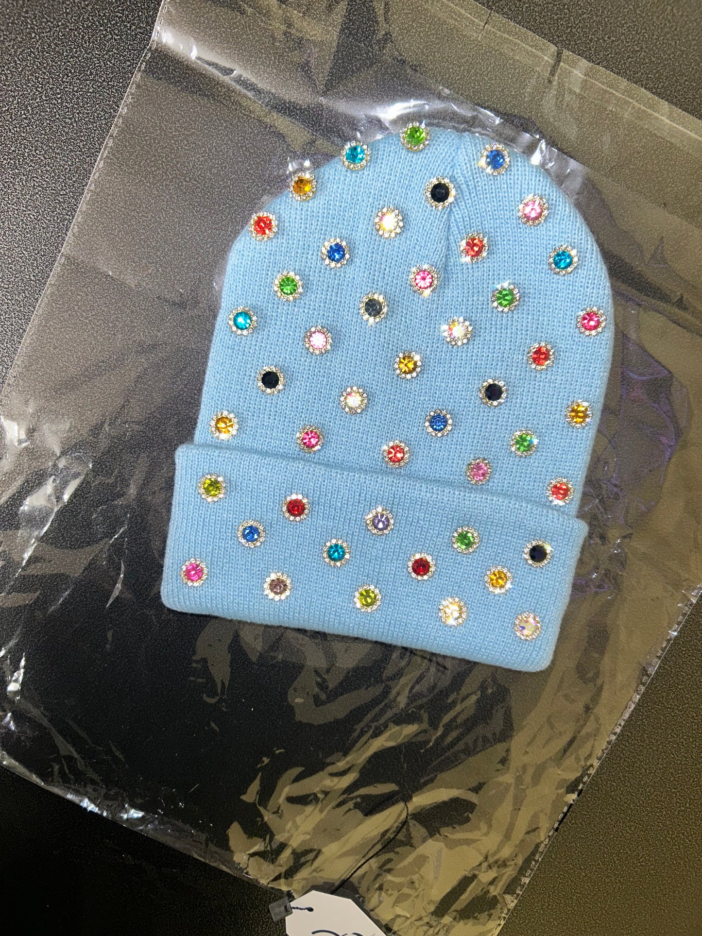 “Blue Candy Riot” Beanie