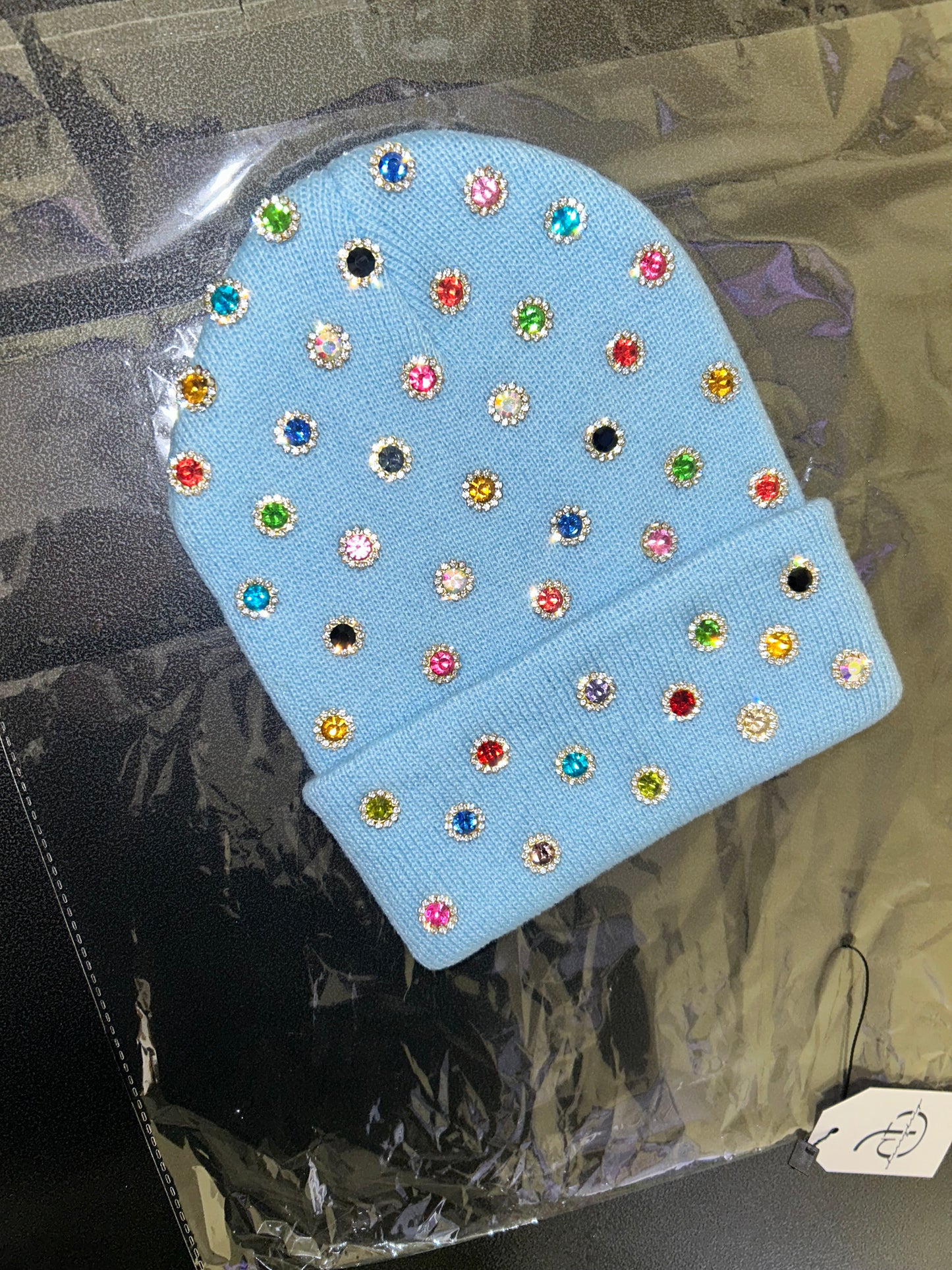 “Blue Candy Riot” Beanie