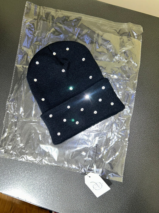 “Starlit Noir” Beanie