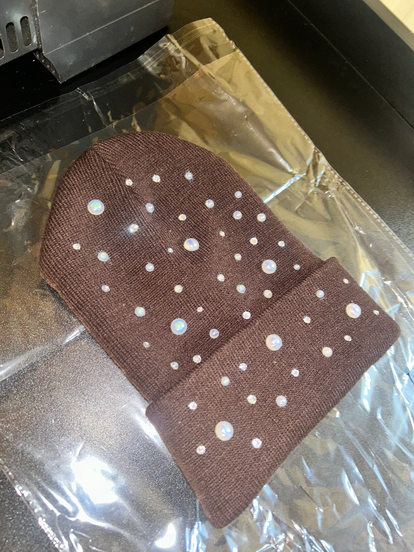 “Cocoa Pearl” Beanie