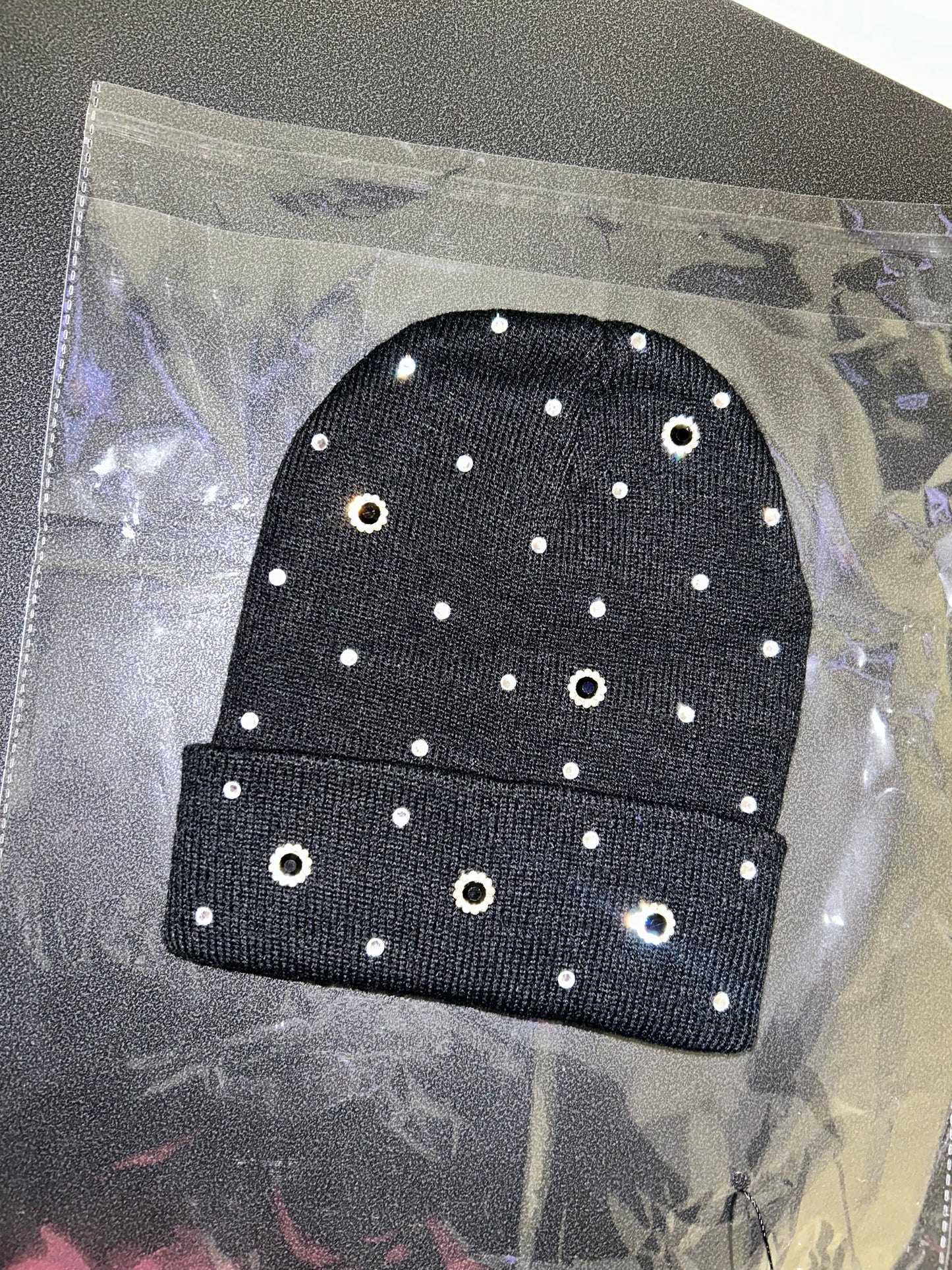 “Obsidian Monarch” Beanie