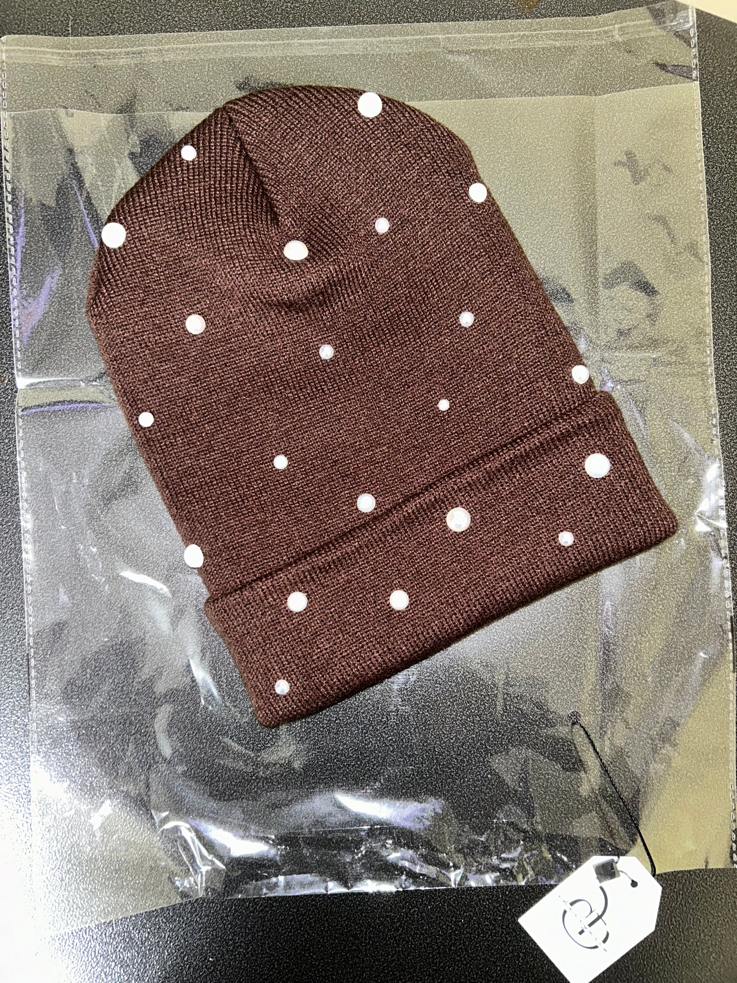 “Mocha Pearl” Beanie