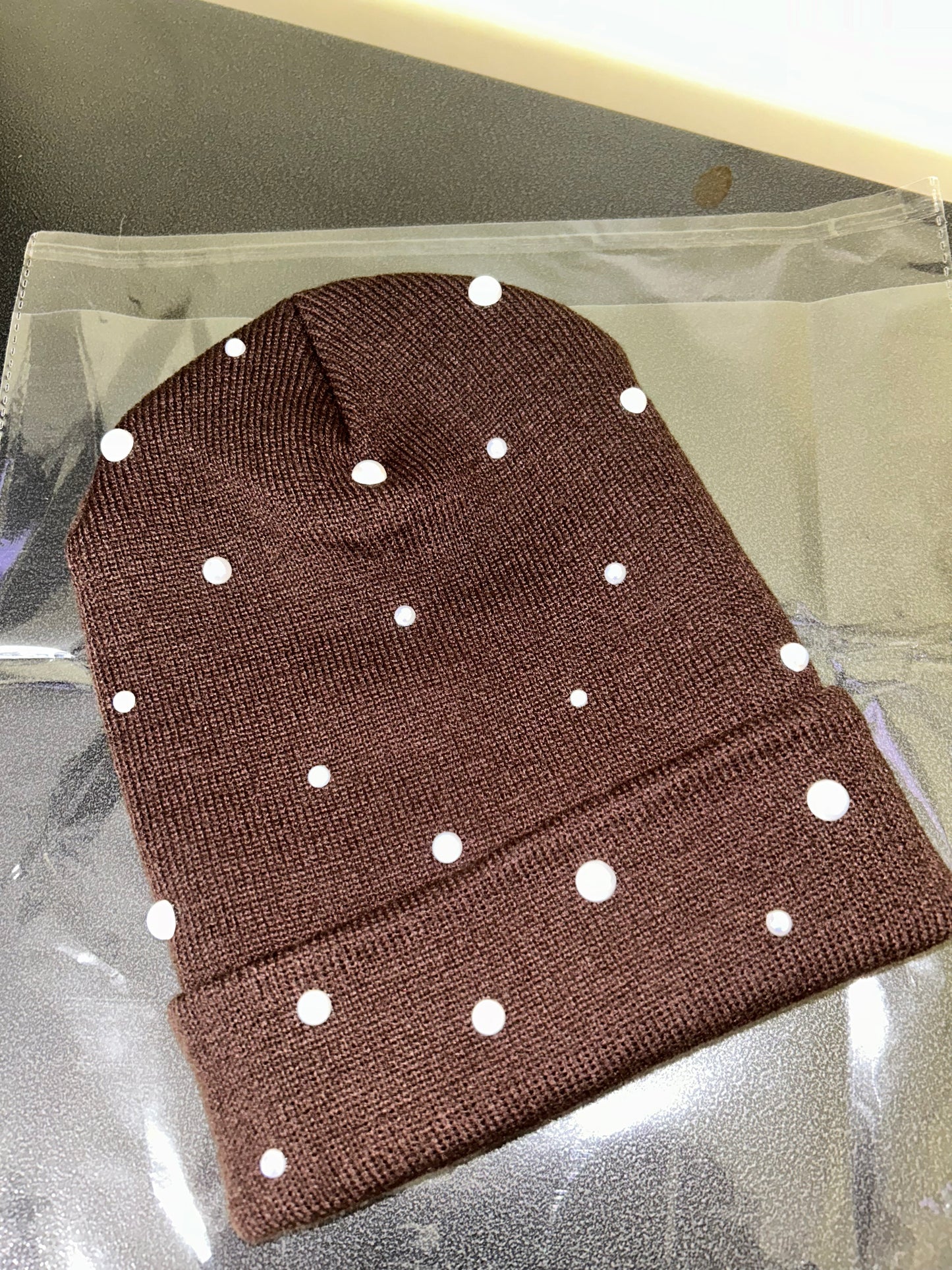 “Mocha Pearl” Beanie
