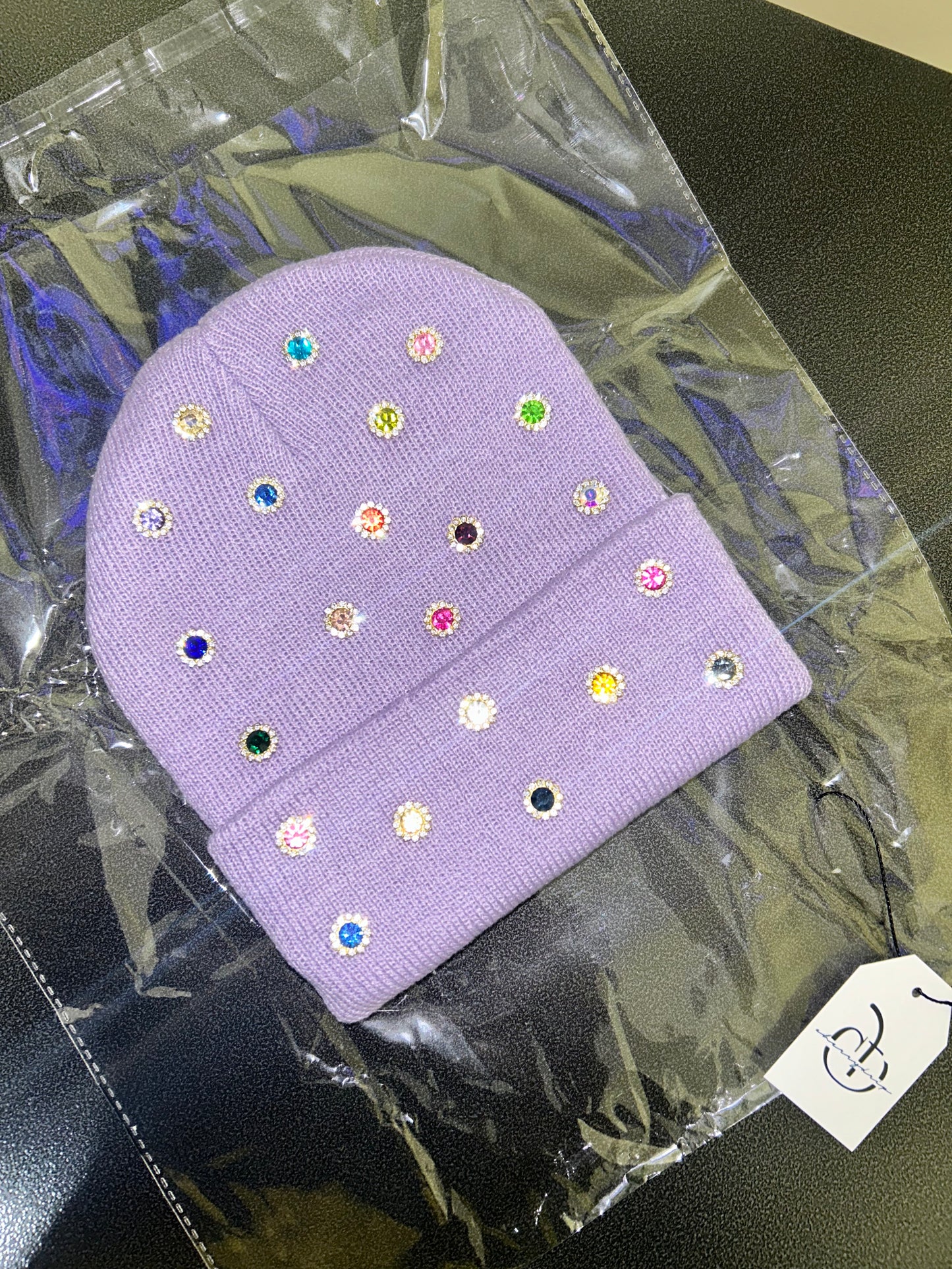 “Cosmic Candy (Grape Orbit)” Beanie