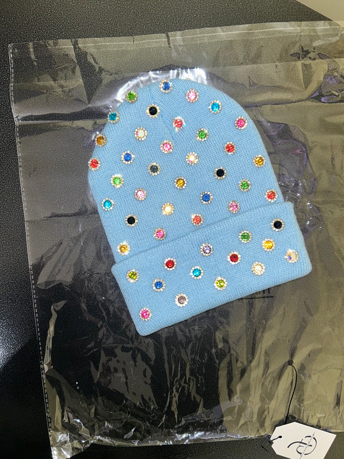 “Blue Candy Riot” Beanie