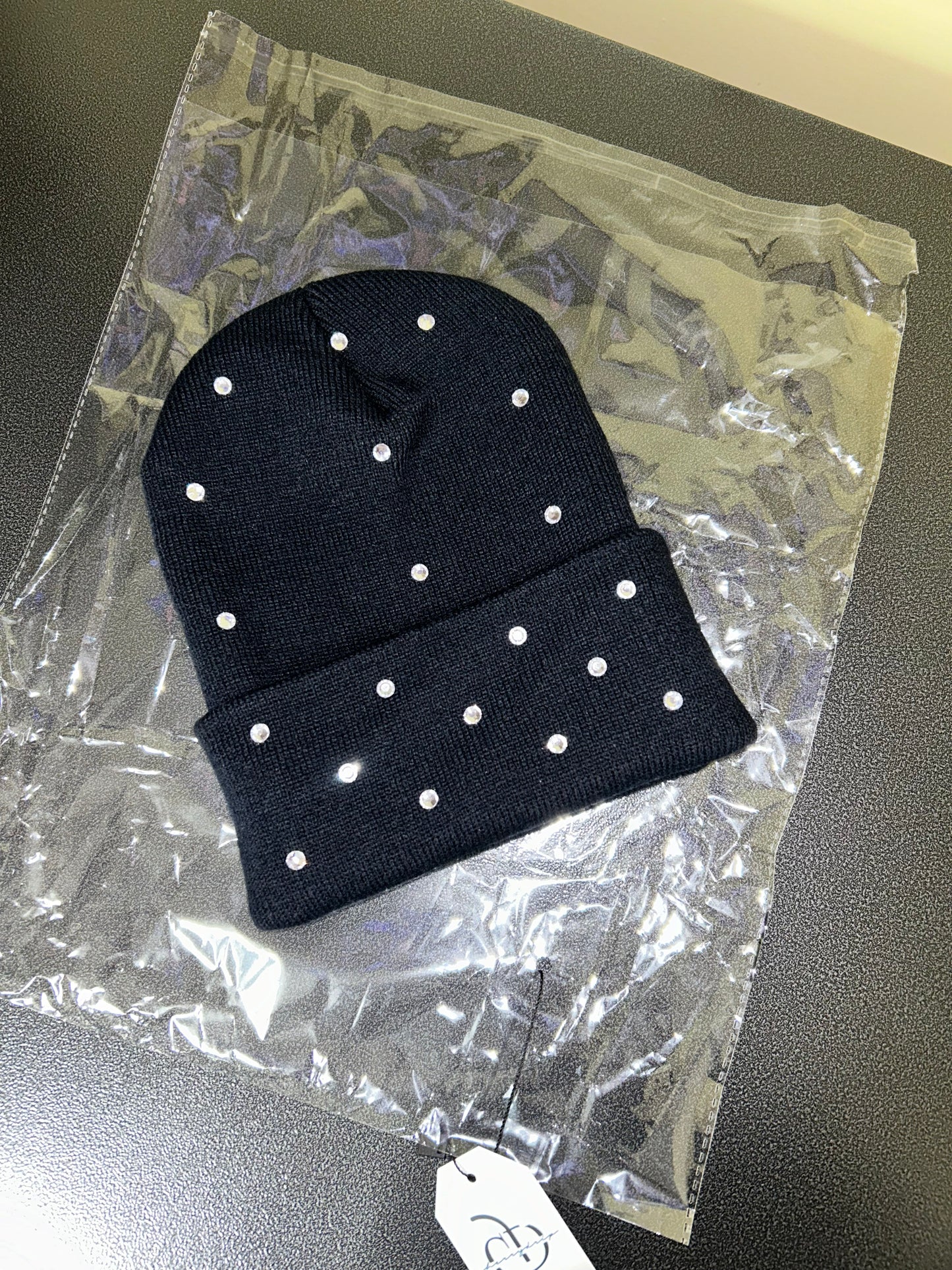 “Starlit Noir” Beanie