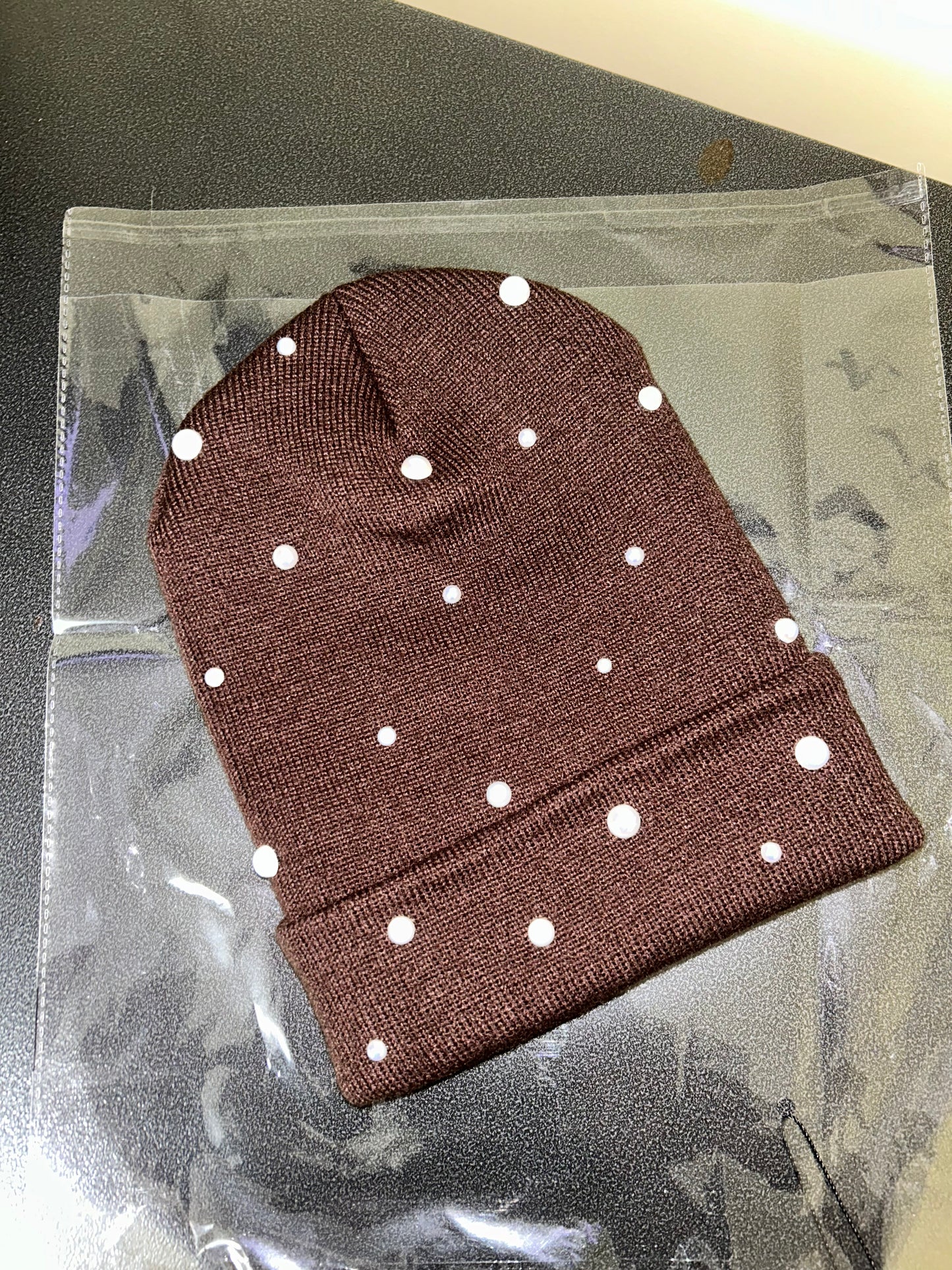 “Mocha Pearl” Beanie