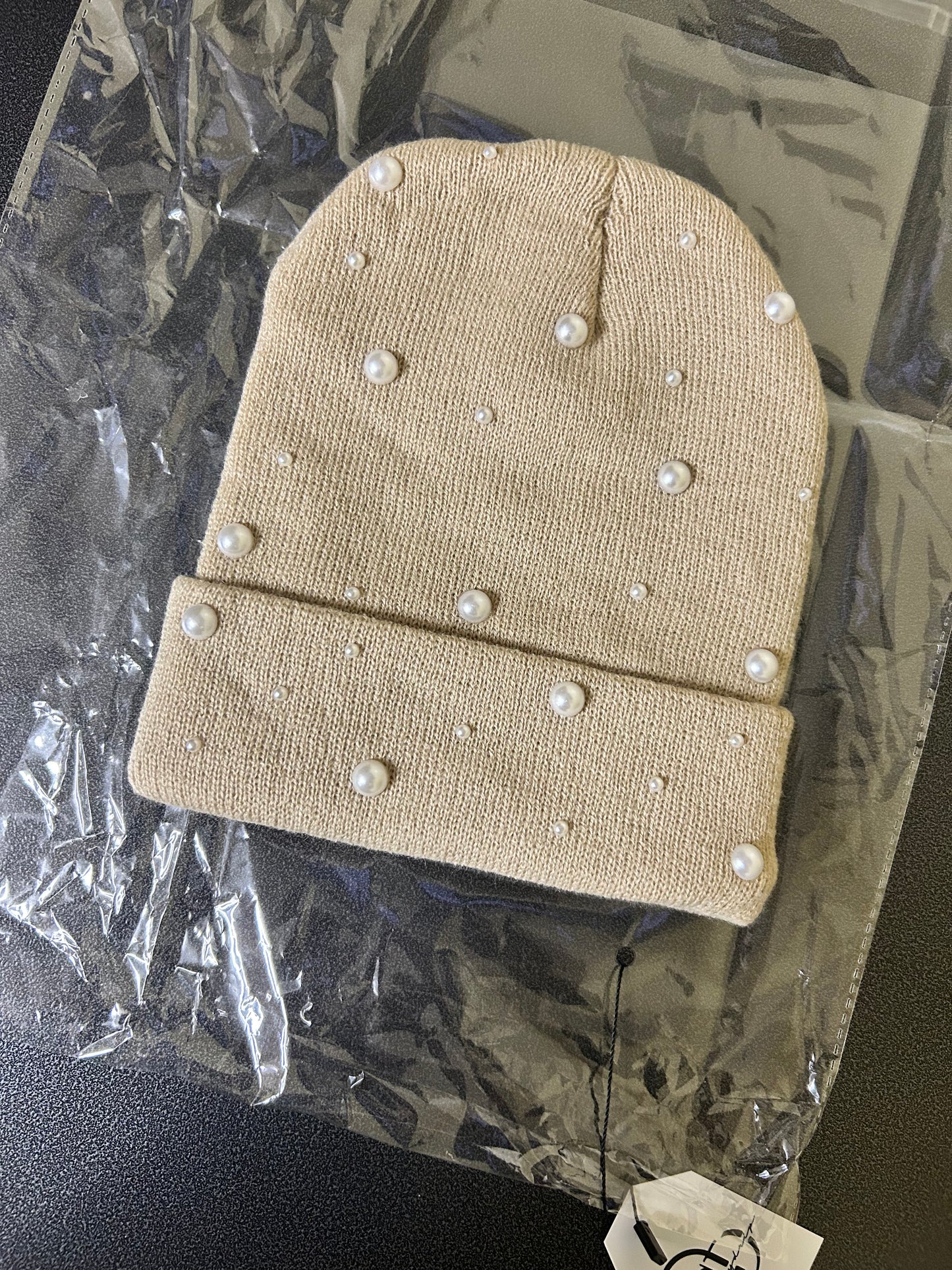 “Pearl Latte” Beanie