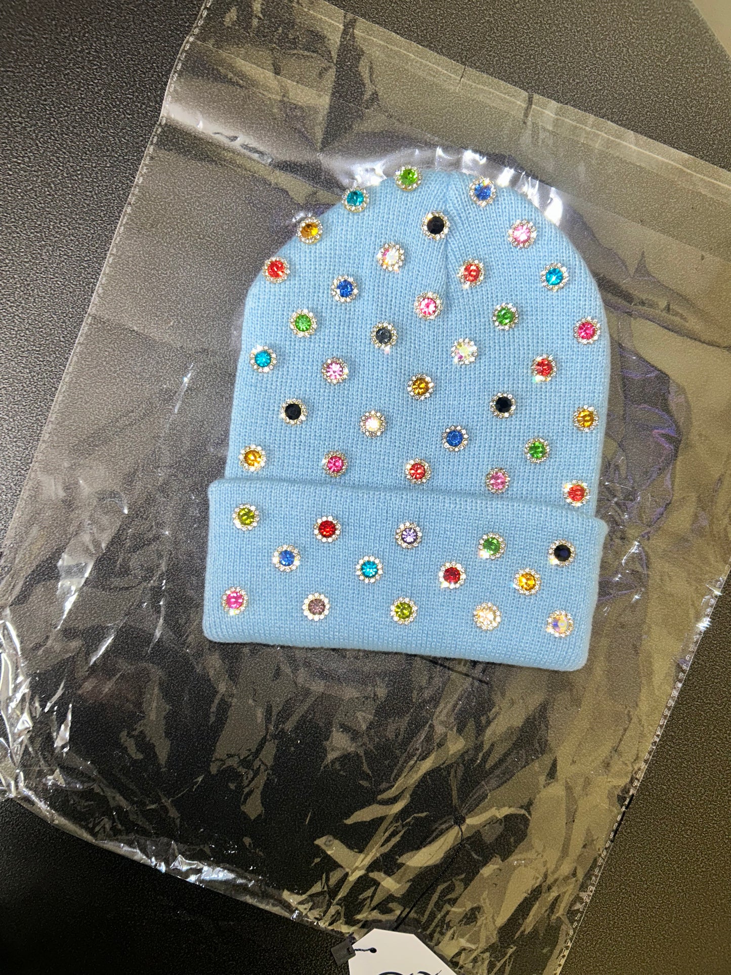 “Blue Candy Riot” Beanie