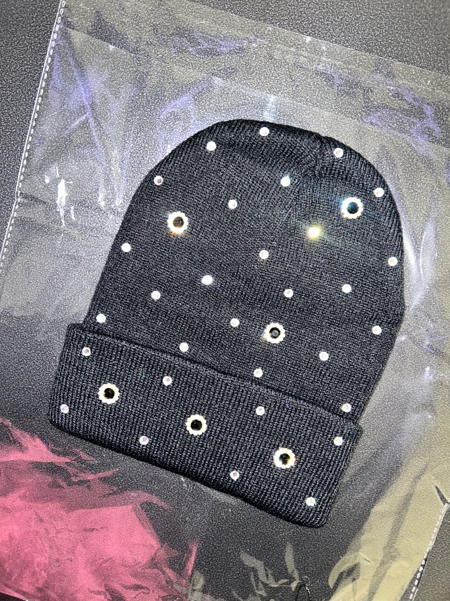 “Obsidian Monarch” Beanie