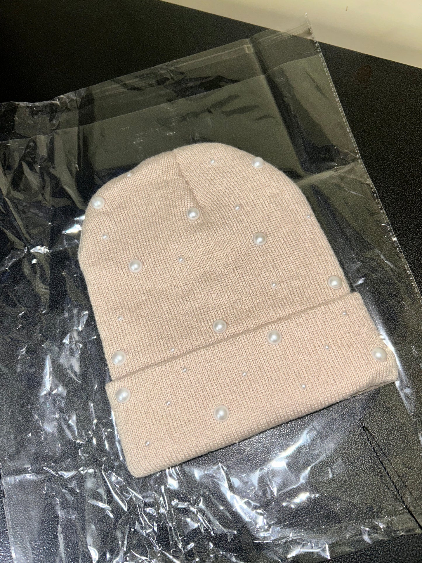“Pearl Latte” Beanie