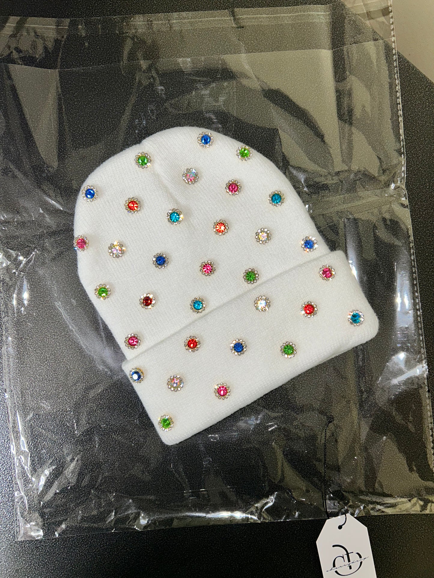 “Candy Snow Storm” Beanie