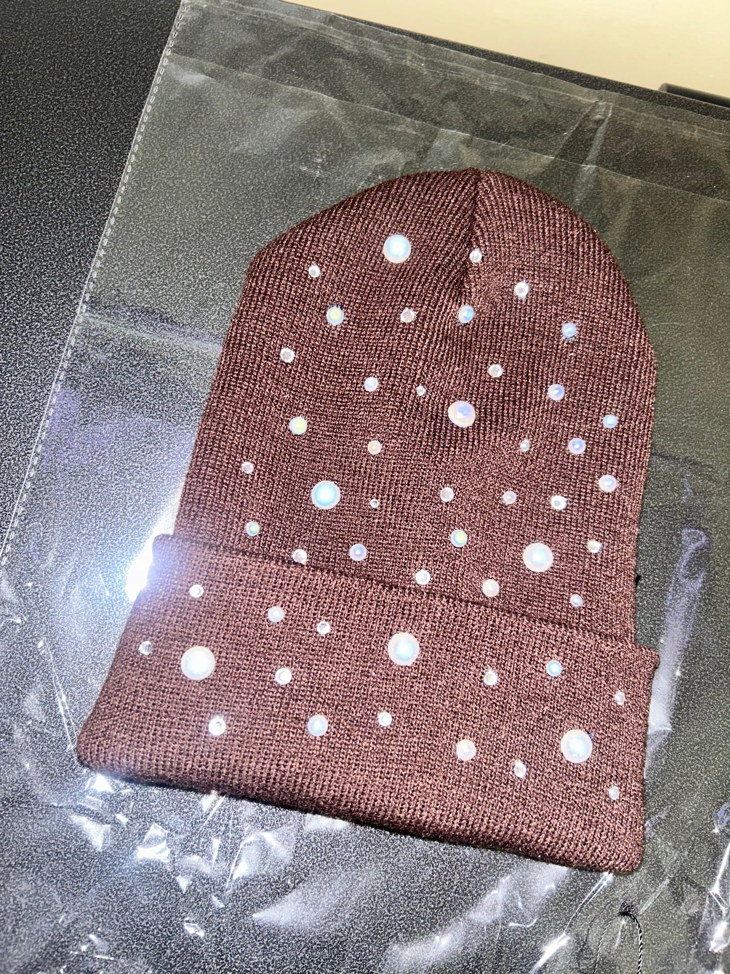 “Cocoa Pearl” Beanie
