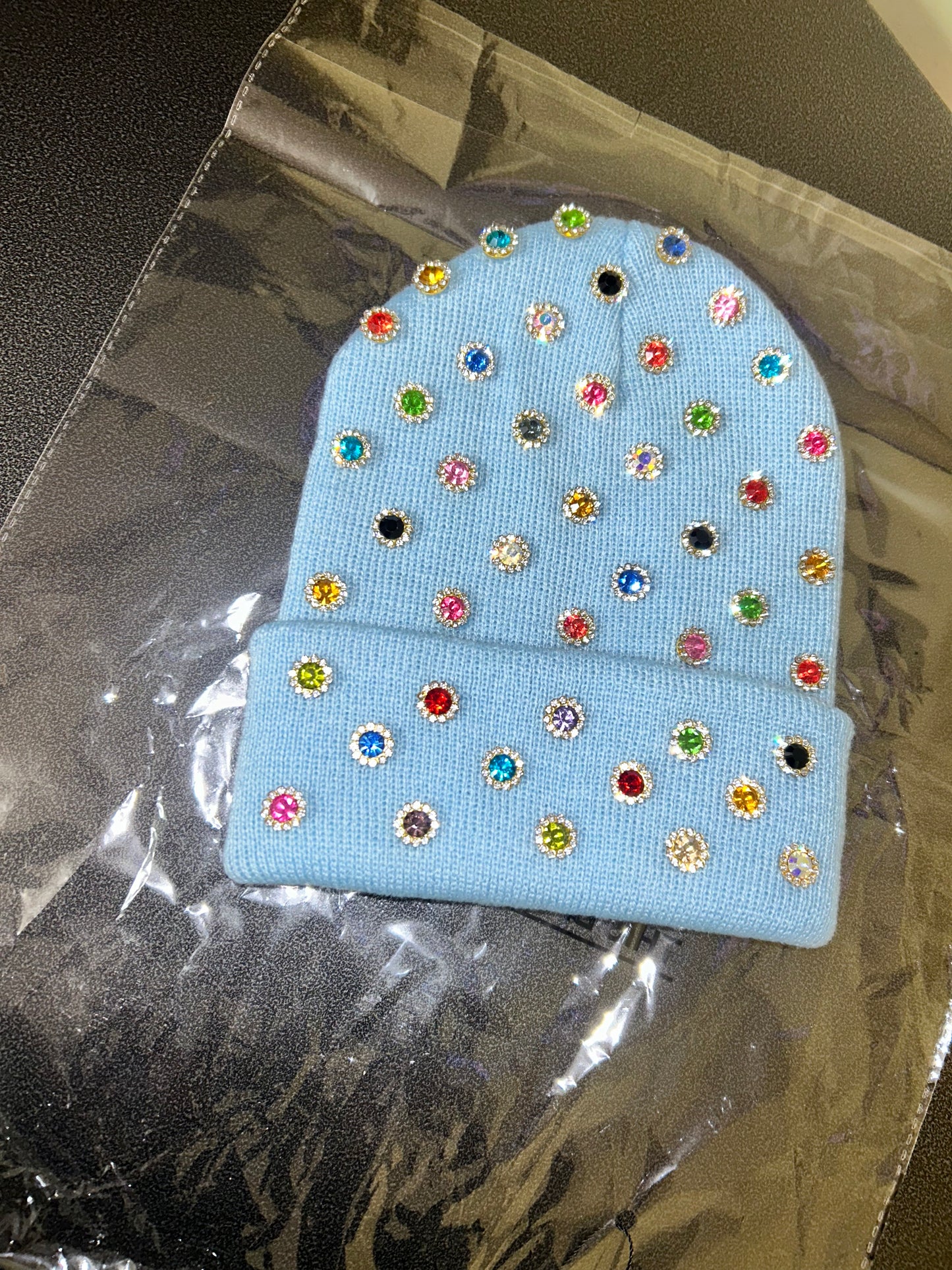 “Blue Candy Riot” Beanie