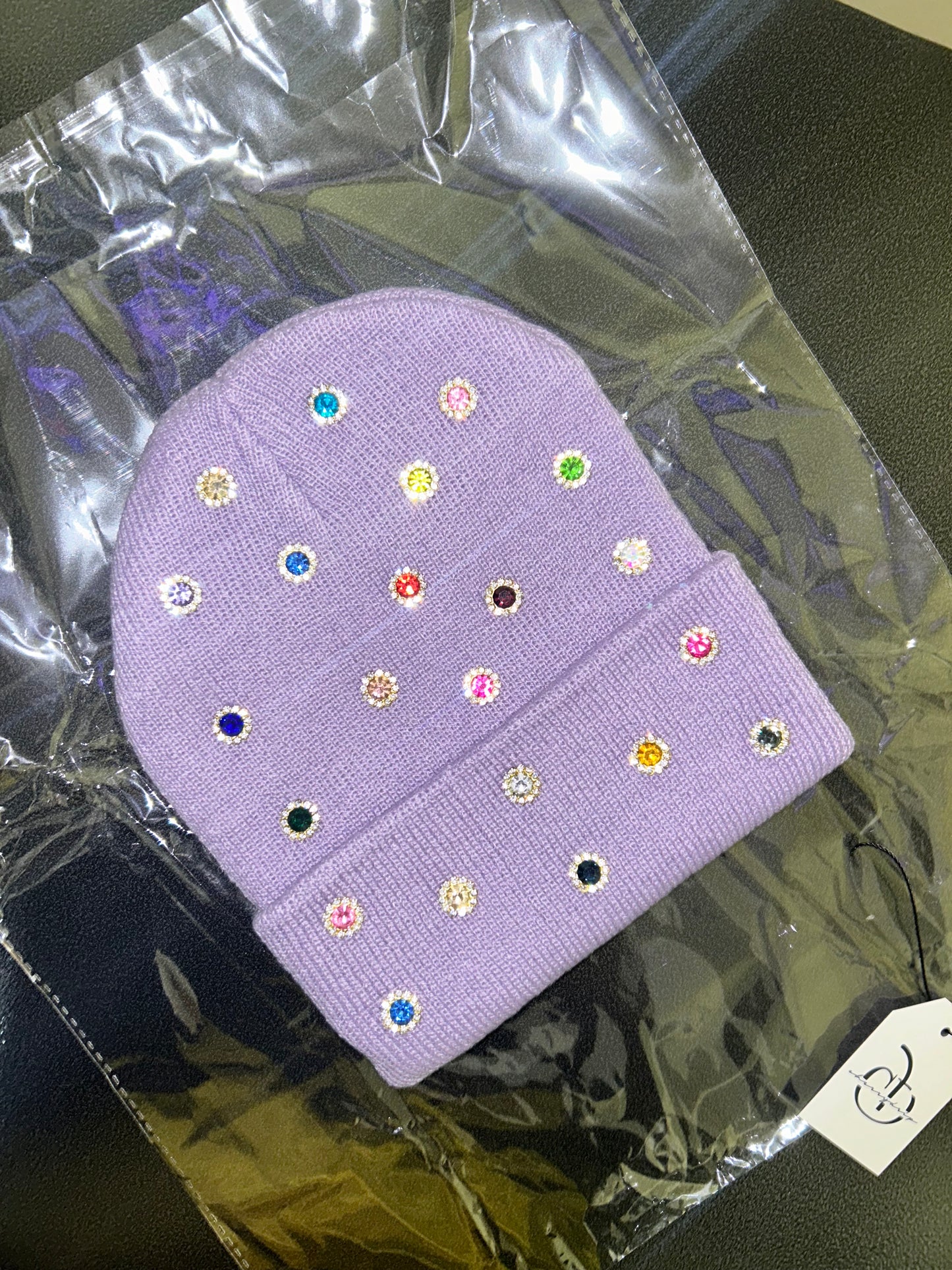 “Cosmic Candy (Grape Orbit)” Beanie