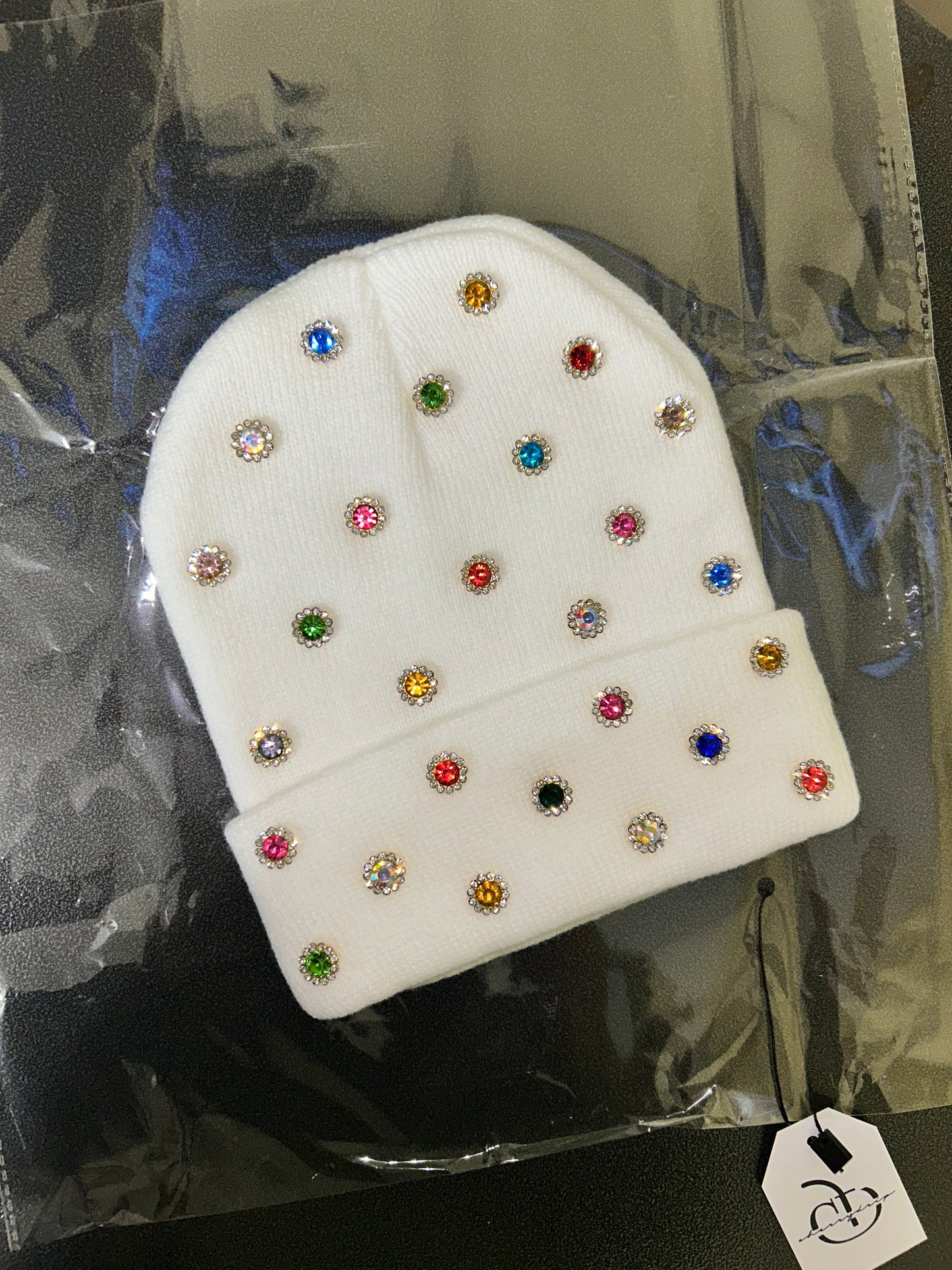 “Snow Candy Storm” Beanie