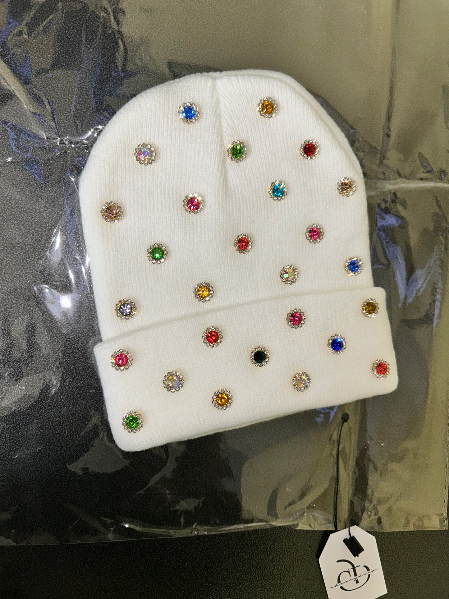 “Snow Candy Storm” Beanie