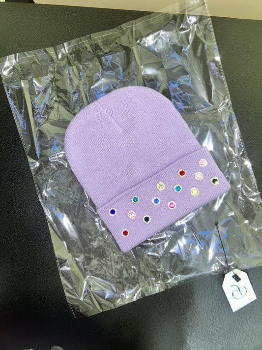 “Cosmic Candy (Grape Orbit)” Beanie - Cuff Only Edition