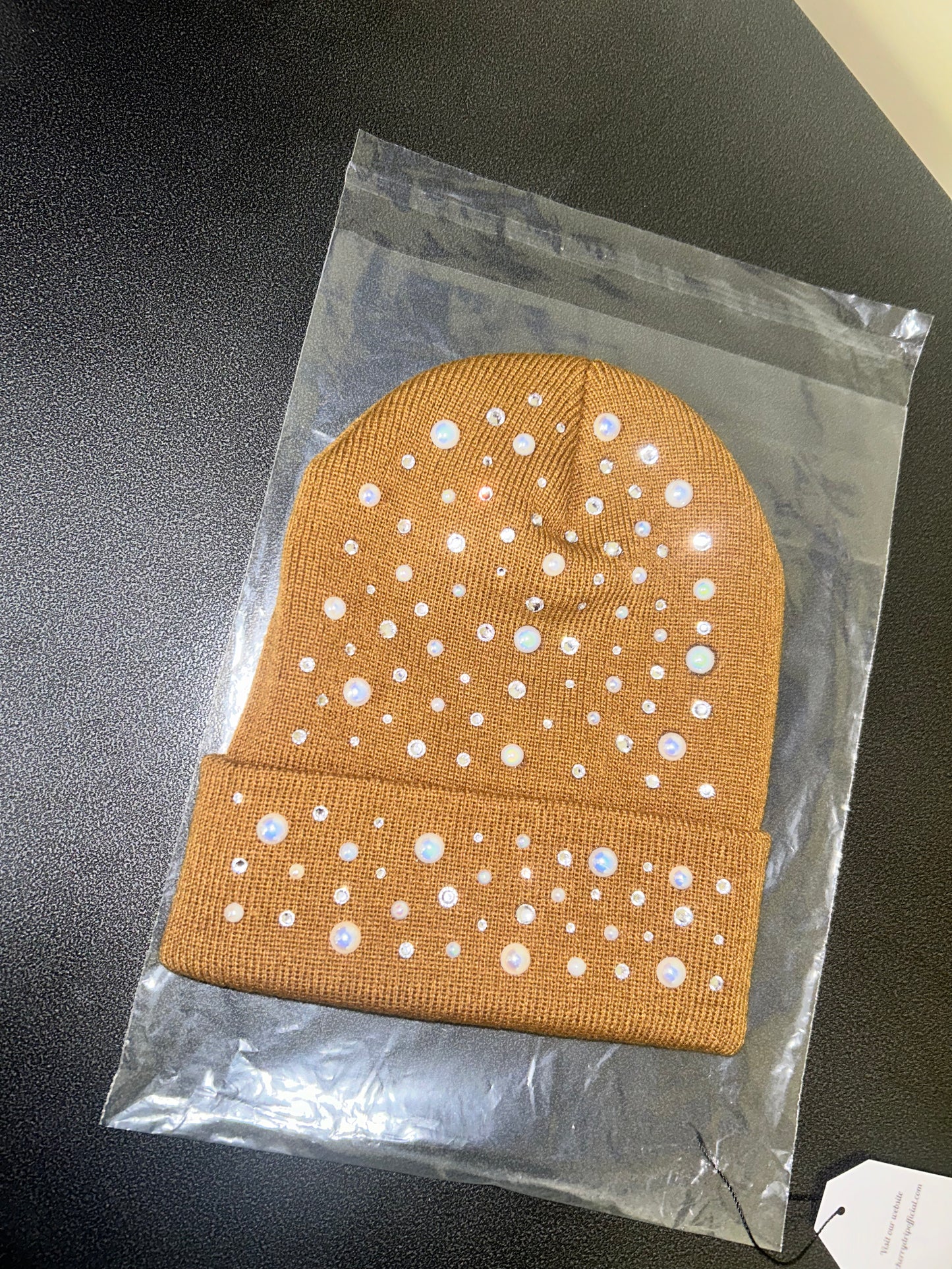 “Champagne Pearl” Beanie