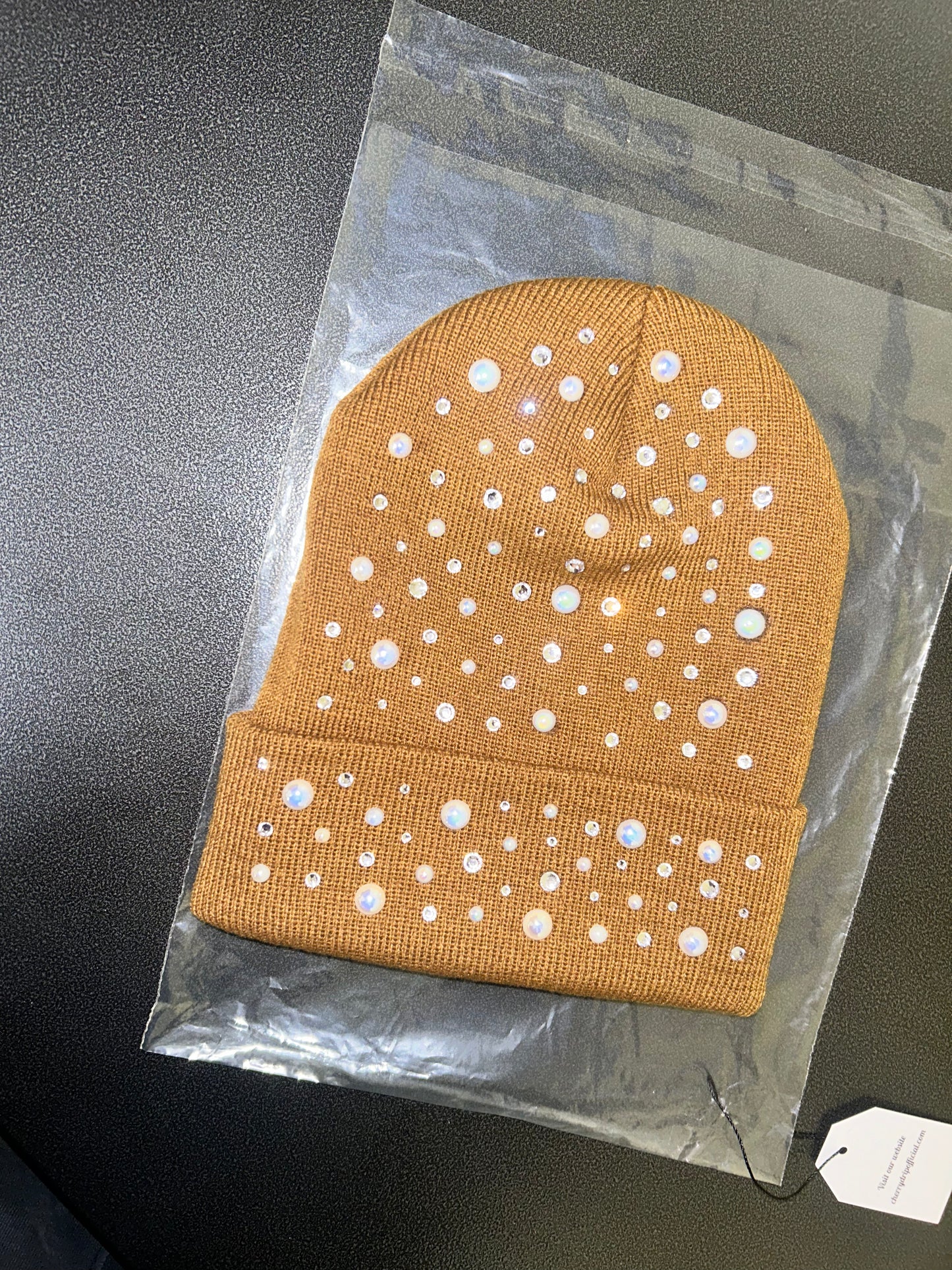 “Champagne Pearl” Beanie