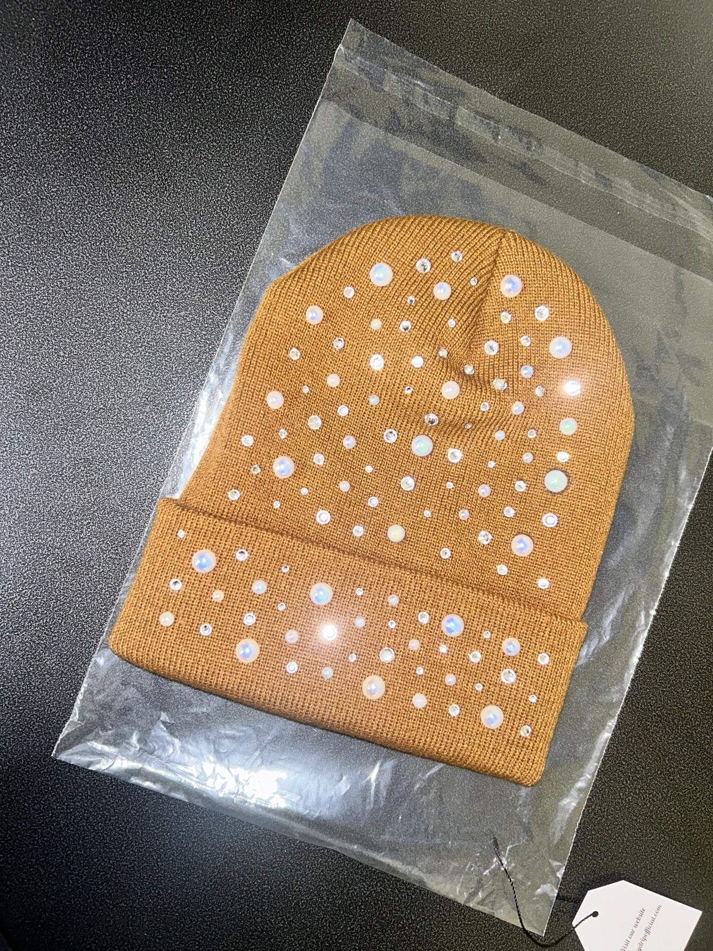 “Champagne Pearl” Beanie