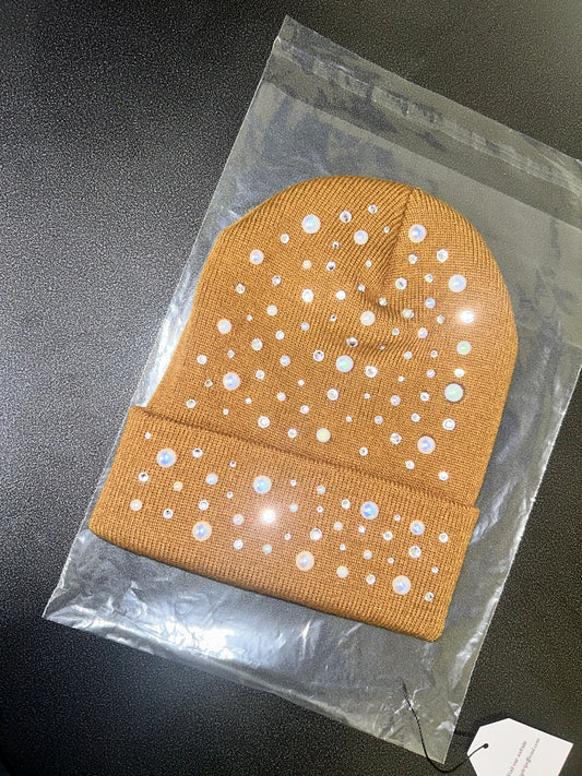 “Champagne Pearl” Beanie