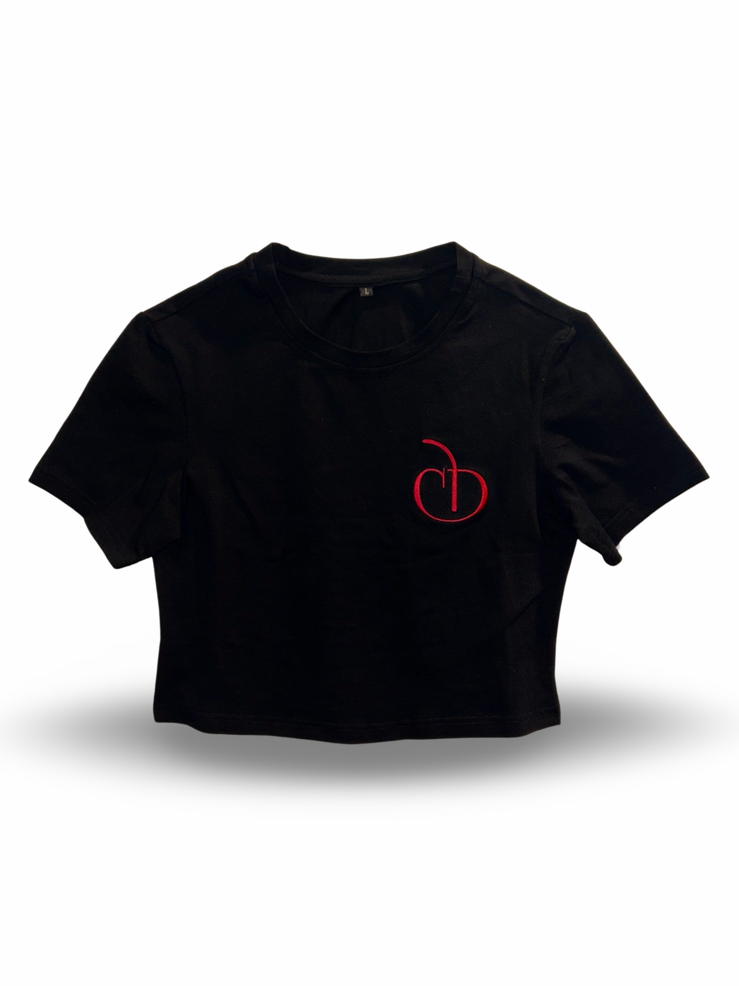Cherry Drip Logo (Hot Pink) Women’s Crop Top