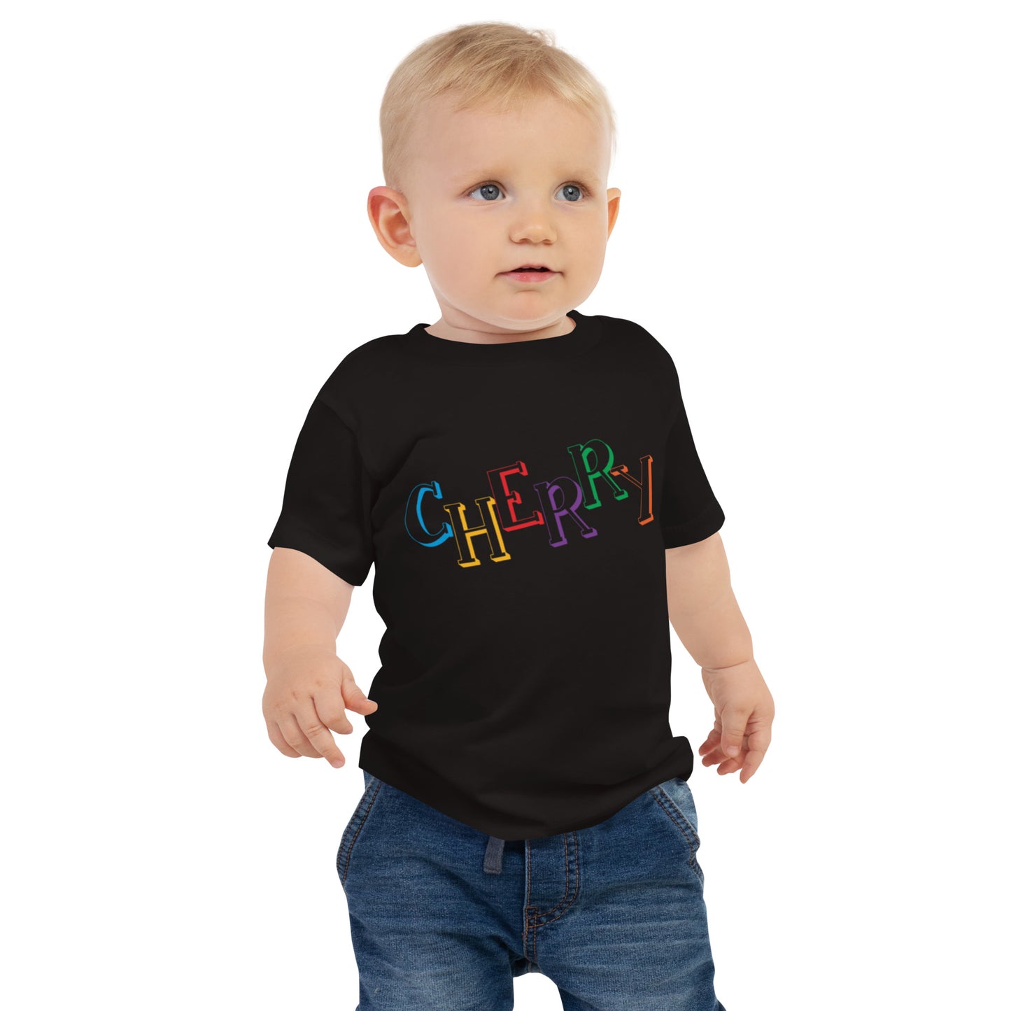 "Alphabet Cherry" Baby Tee