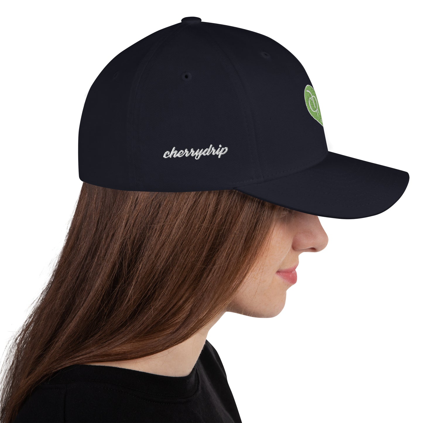 Cherry Drip "Drippin N' Tears.. Smirk" (Kiwi Green) Twill Cap