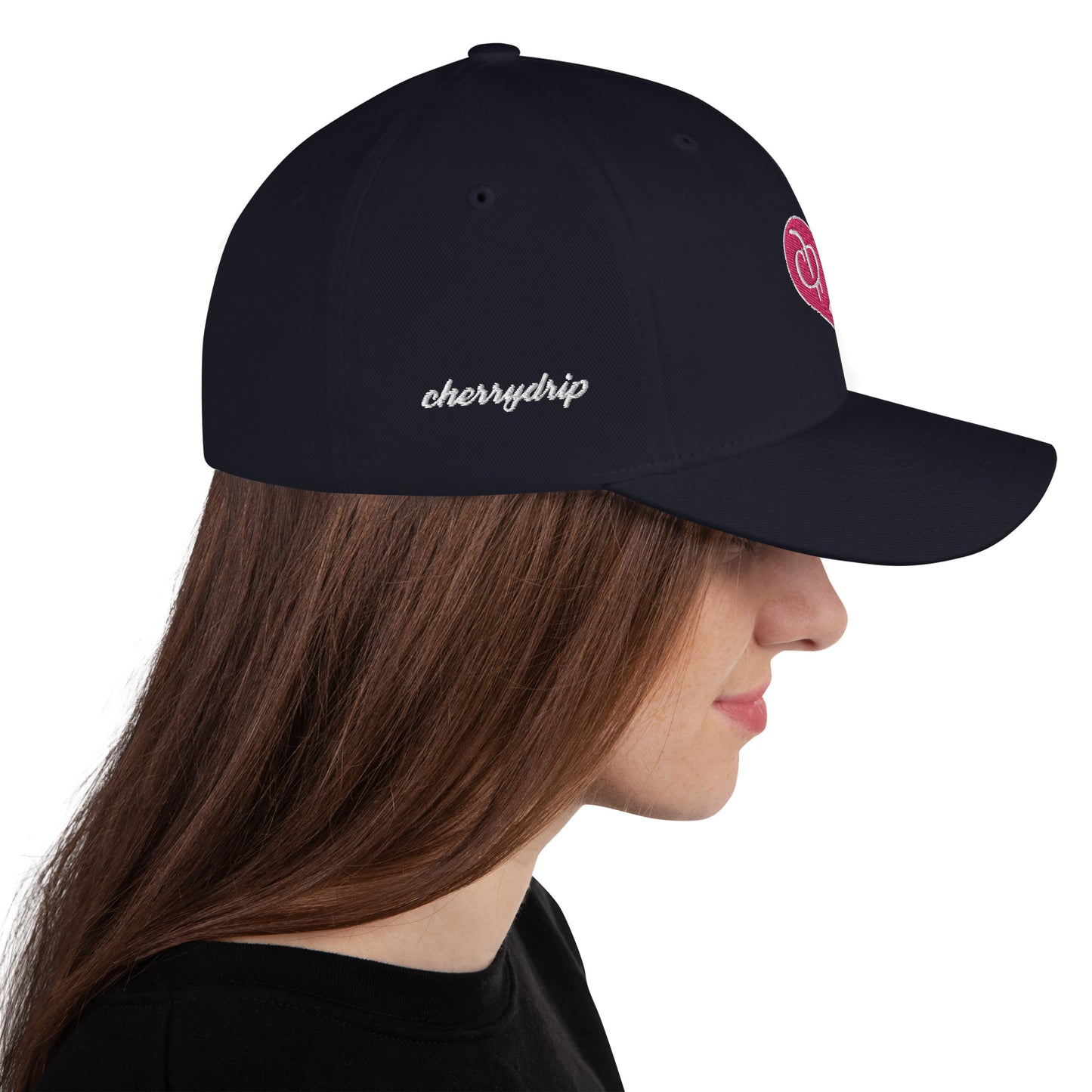 Cherry Drip "Drippin N' Tears.. Pucker Up" (Pink) Twill Cap