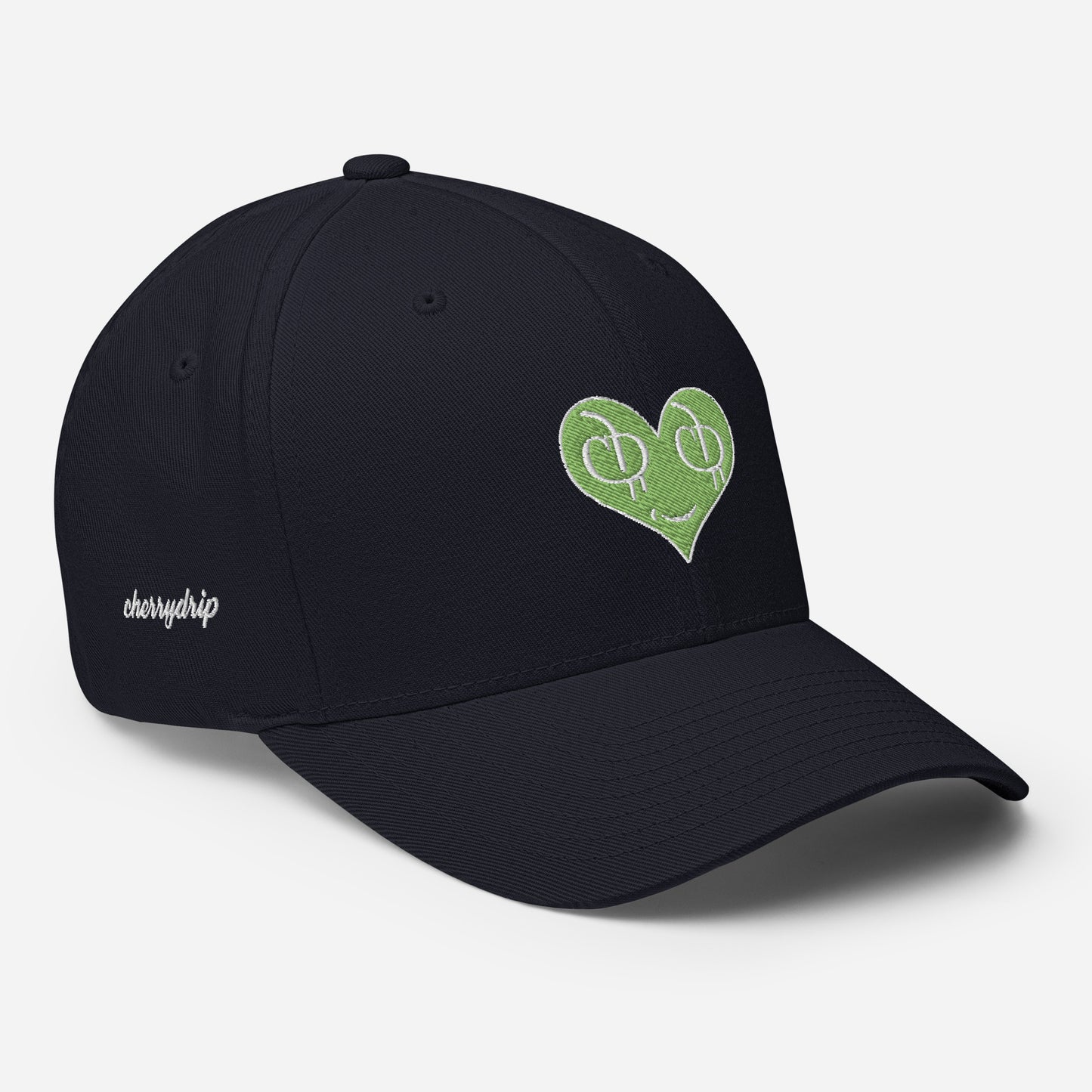 Cherry Drip "Drippin N' Tears.. Smirk" (Kiwi Green) Twill Cap