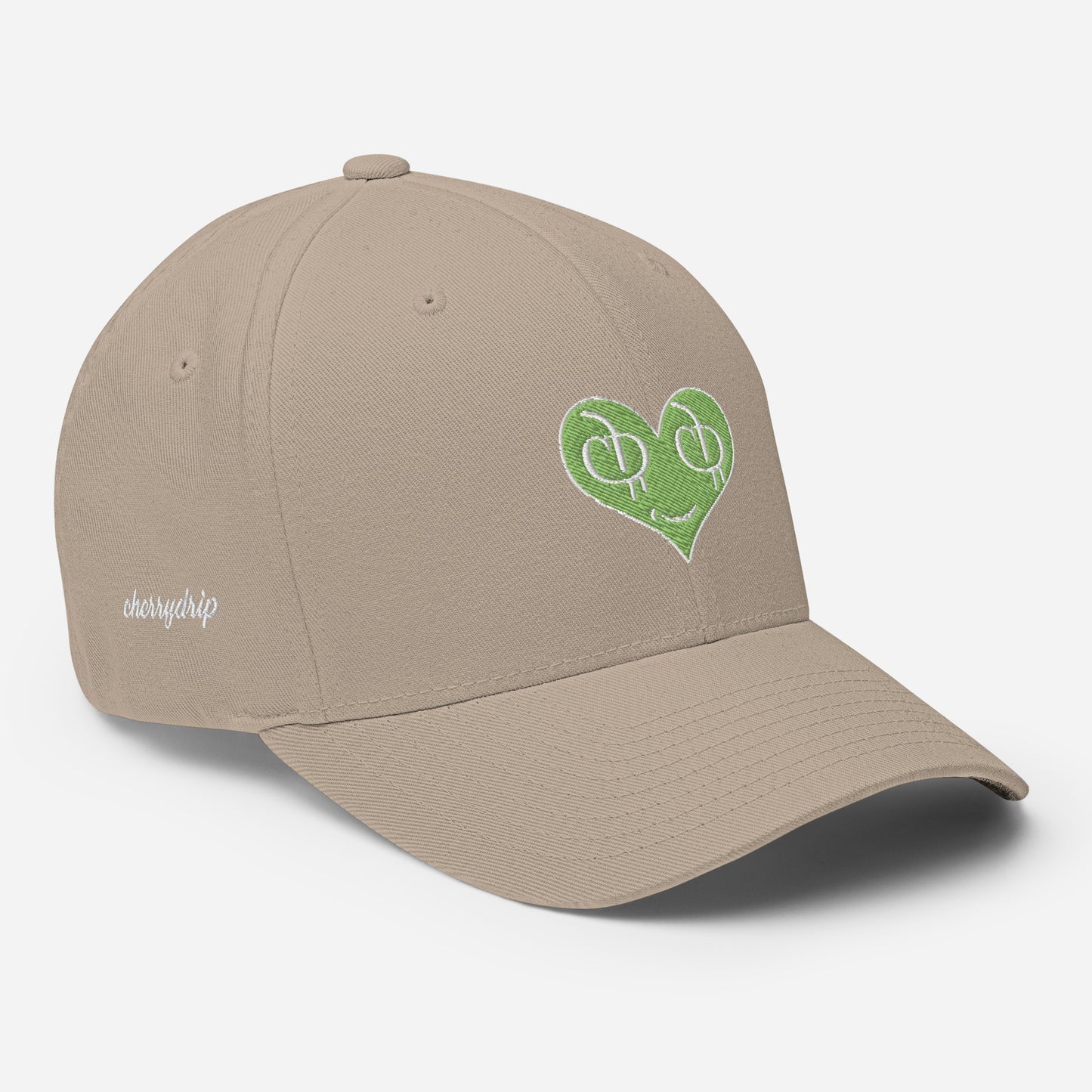 Cherry Drip "Drippin N' Tears.. Smirk" (Kiwi Green) Twill Cap