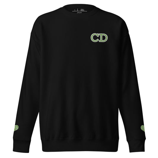 Cherry Drip CD/Drippin N' Tears.. Smirk (Kiwi Green) Unisex Premium Sweatshirt